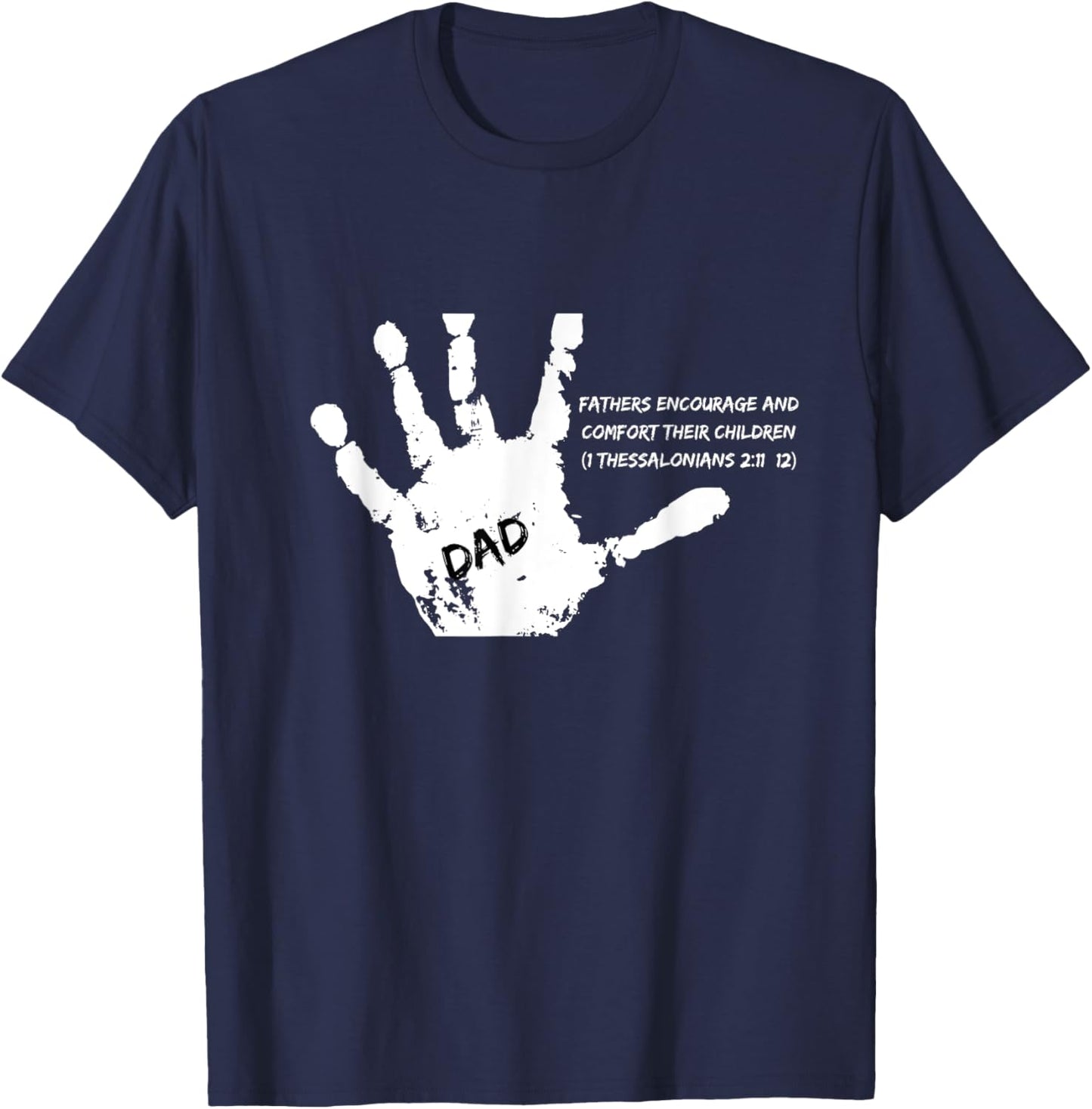Dad, Father, Gift, Surprise, Blessed Father, Blessed Dad T-Shirt - T-Shirt | Navy