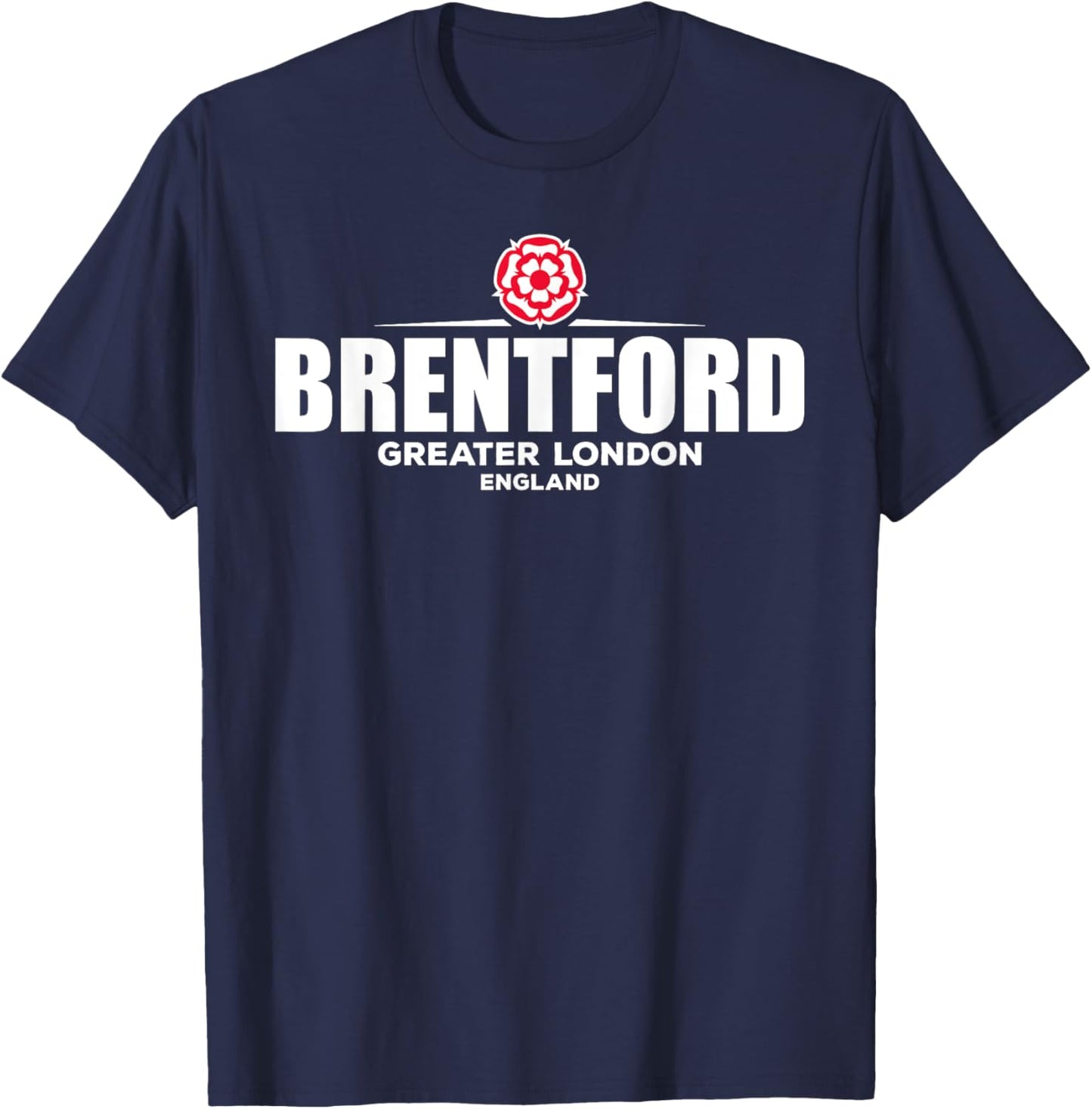 Brentford England Designs Women's & Kids' Black T-Shirt - T-Shirt | Navy