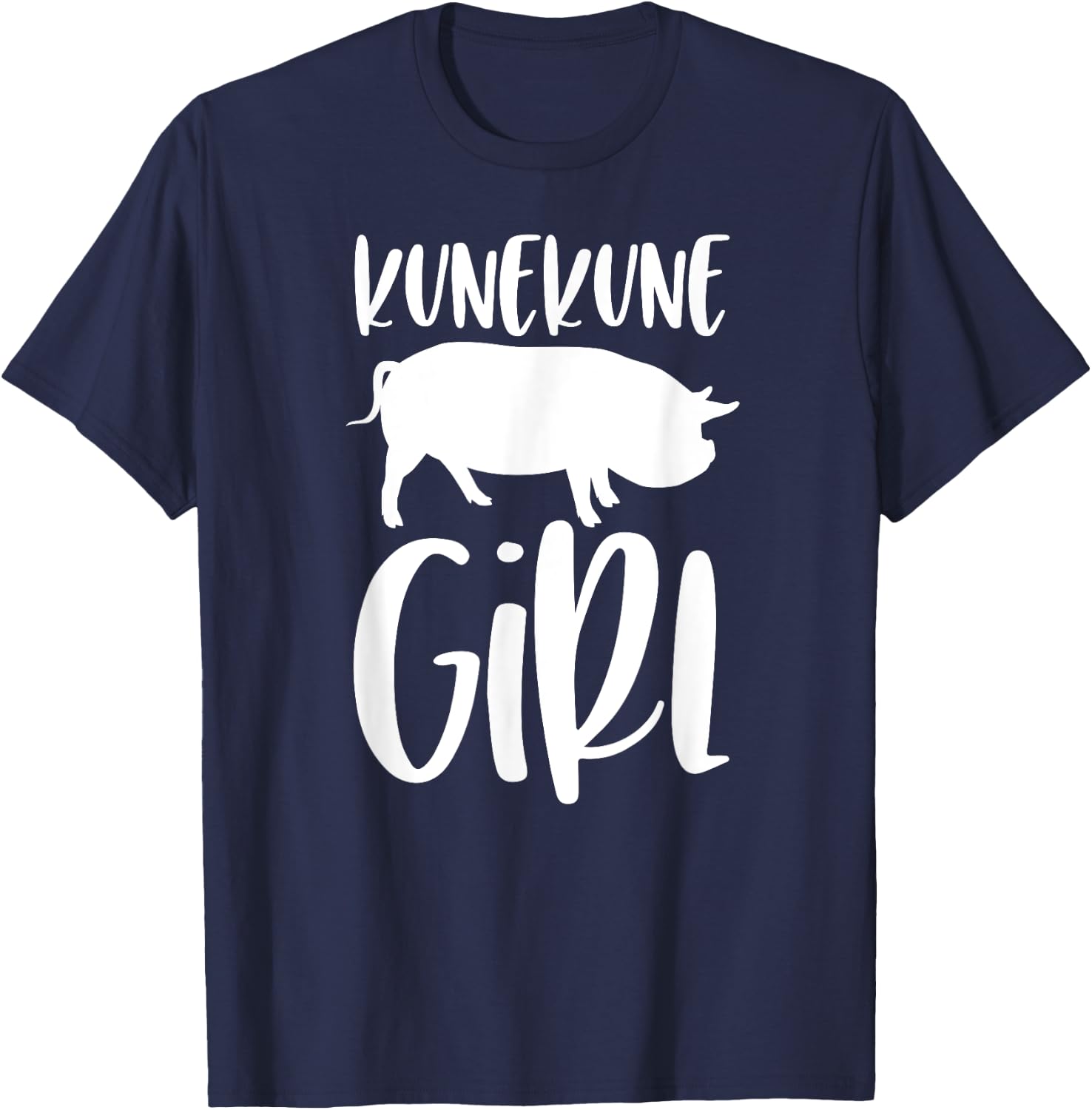Kune Kune Pig Gift - Kunekune Girl T-Shirt - T-Shirt | Navy