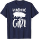 Kune Kune Pig Gift - Kunekune Girl T-Shirt - T-Shirt | Navy
