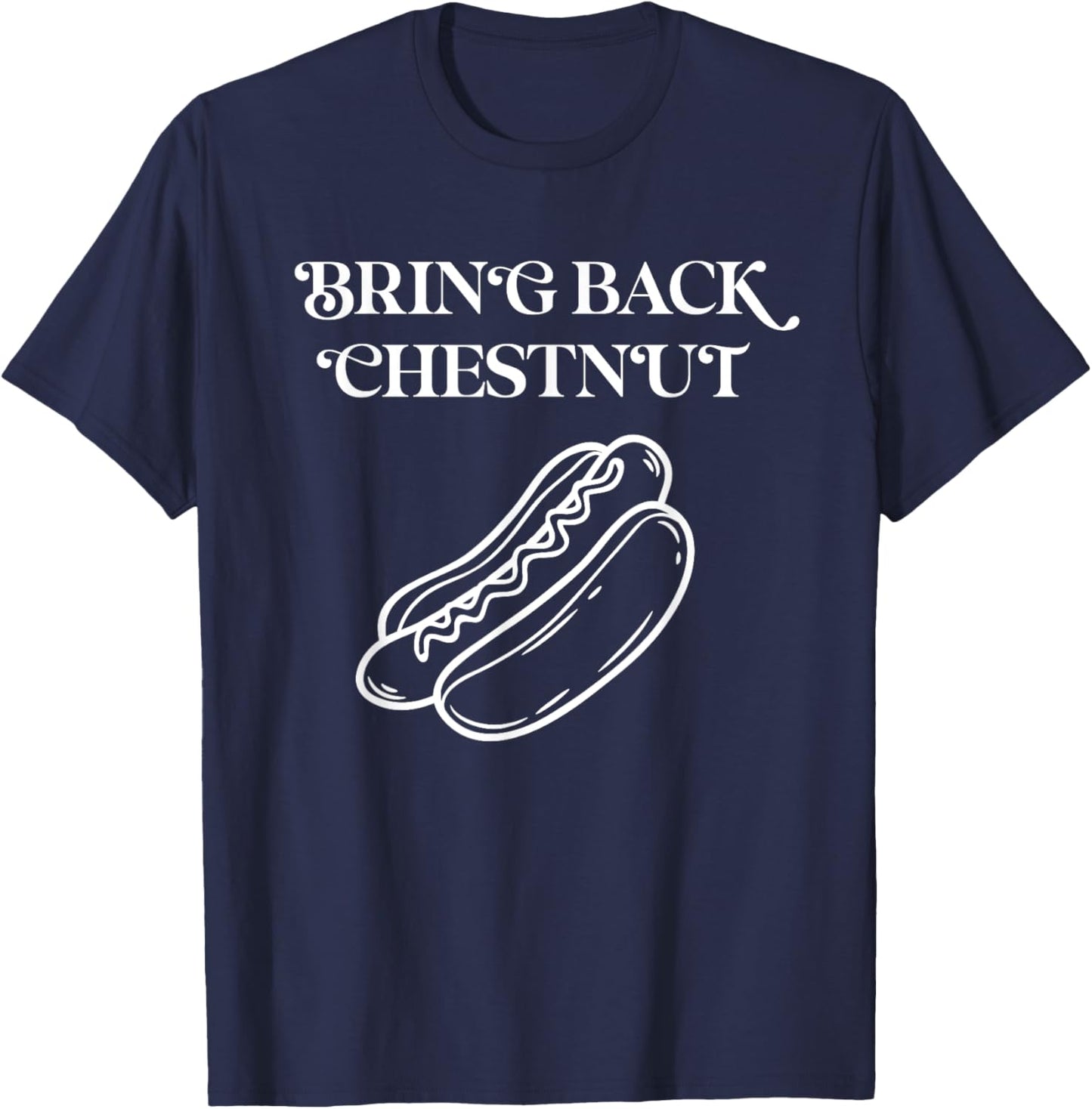 Bring Back Chestnut- Winner T-Shirt - T-Shirt | Navy
