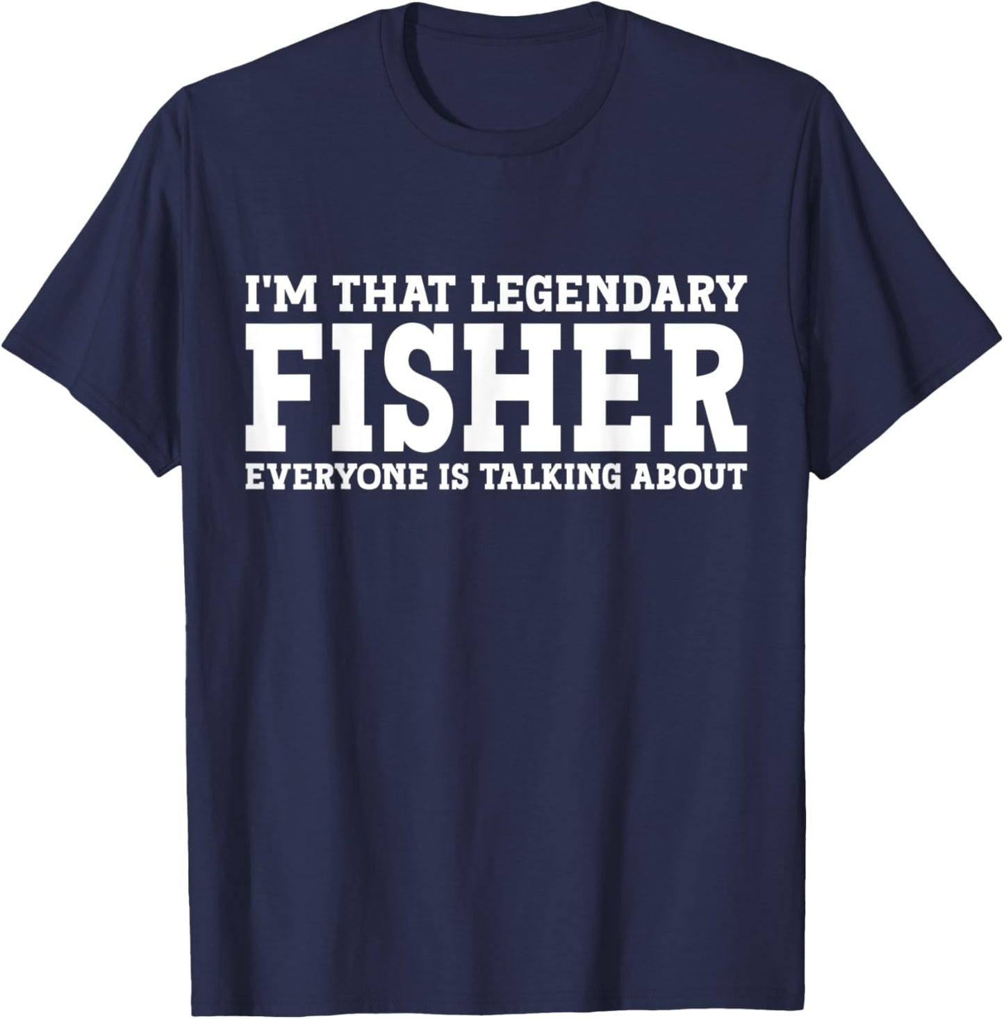 Fisher Surname Funny Team Family Last Name Fisher T-Shirt - T-Shirt | Navy