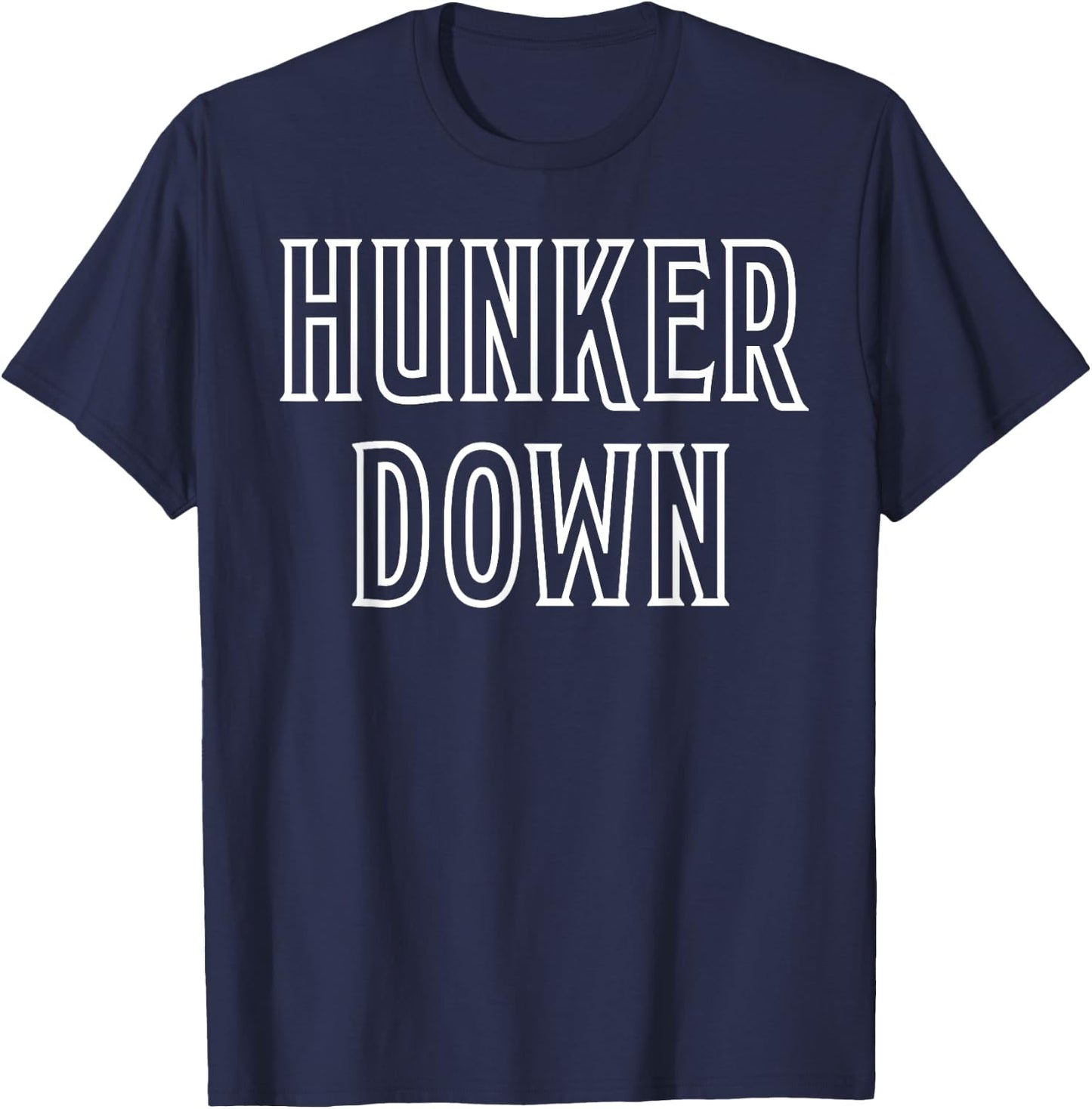 Hunker Down T-Shirt - T-Shirt | Navy
