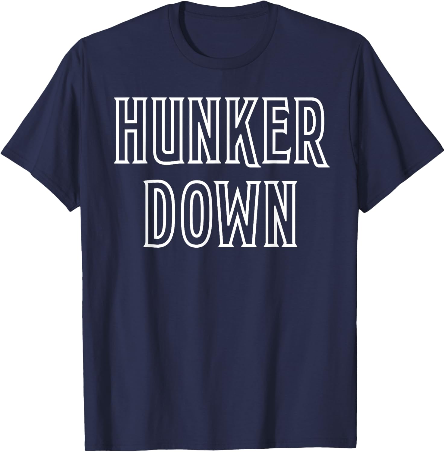 Hunker Down T-Shirt - T-Shirt | Navy