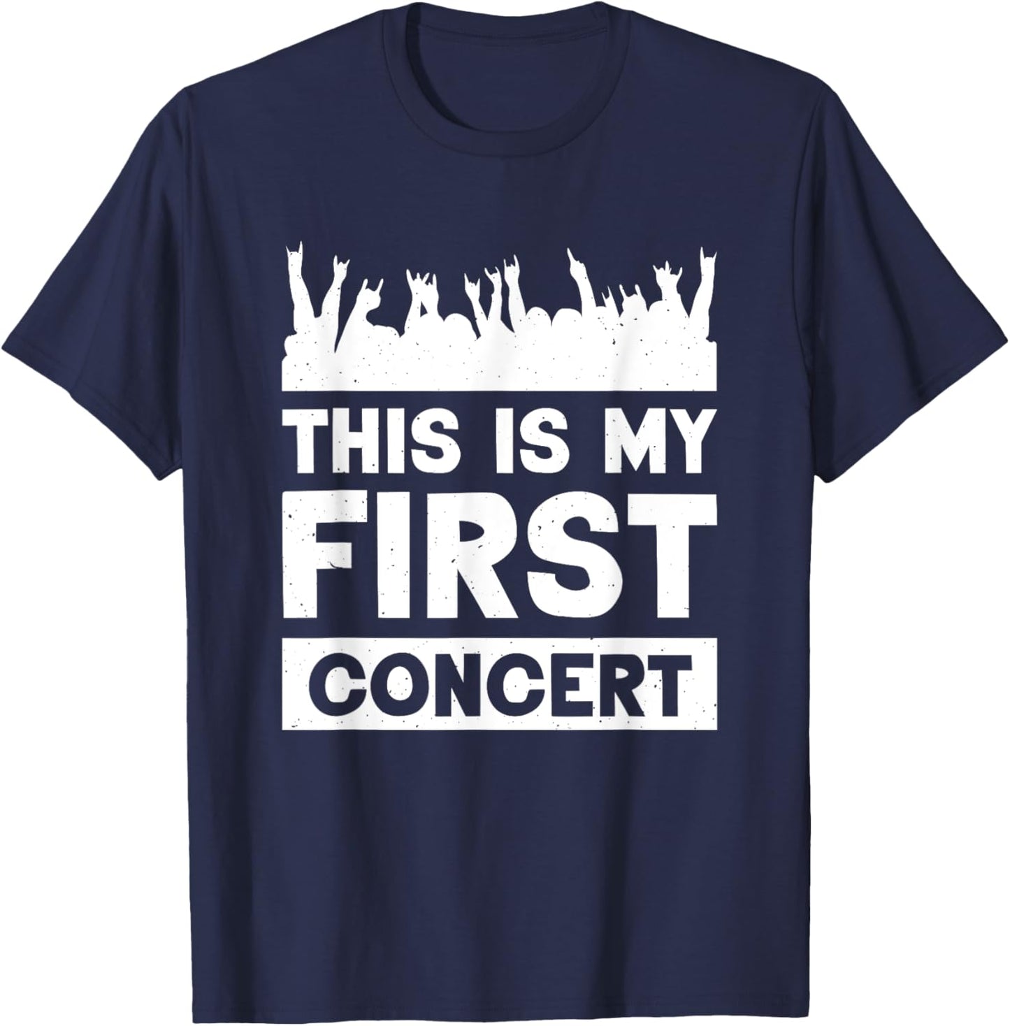 This Is My First Concert T-Shirt - T-Shirt | Navy
