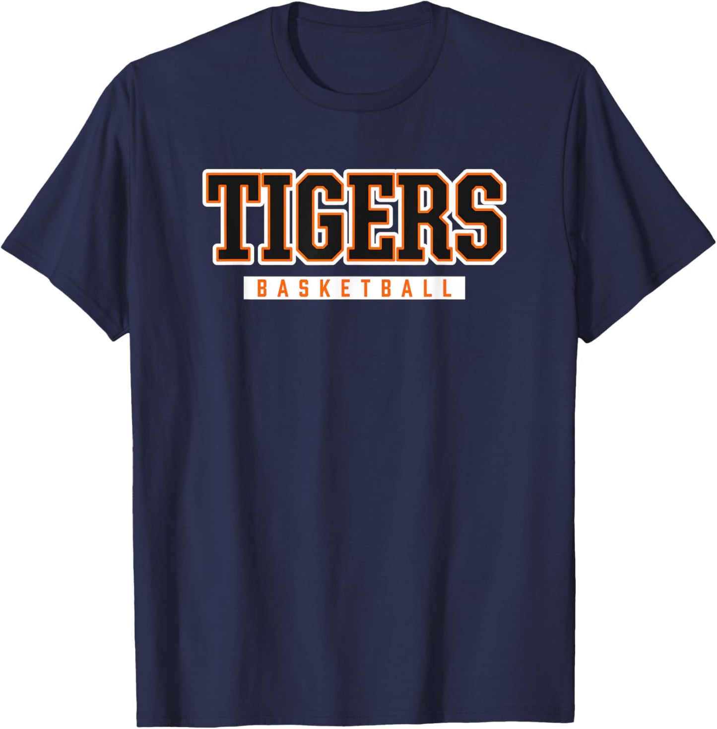 Tigers Basketball Smithville High School T-Shirt - T-Shirt | Navy