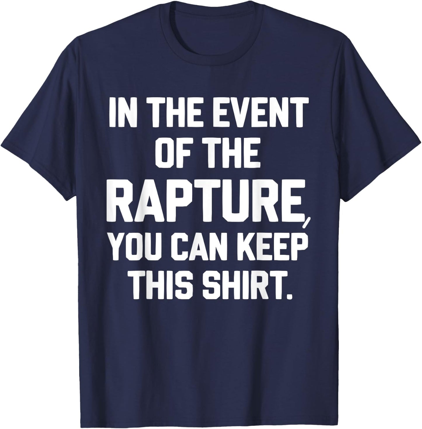 Funny Jesus Christ Religious Christian Believer Christianity T-Shirt - T-Shirt | Navy