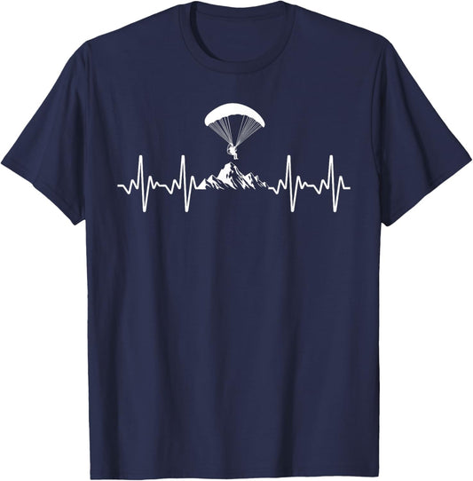 Paramotor Art Women Paramotoring Lover PPG Paramotor T-Shirt - T-Shirt | Navy