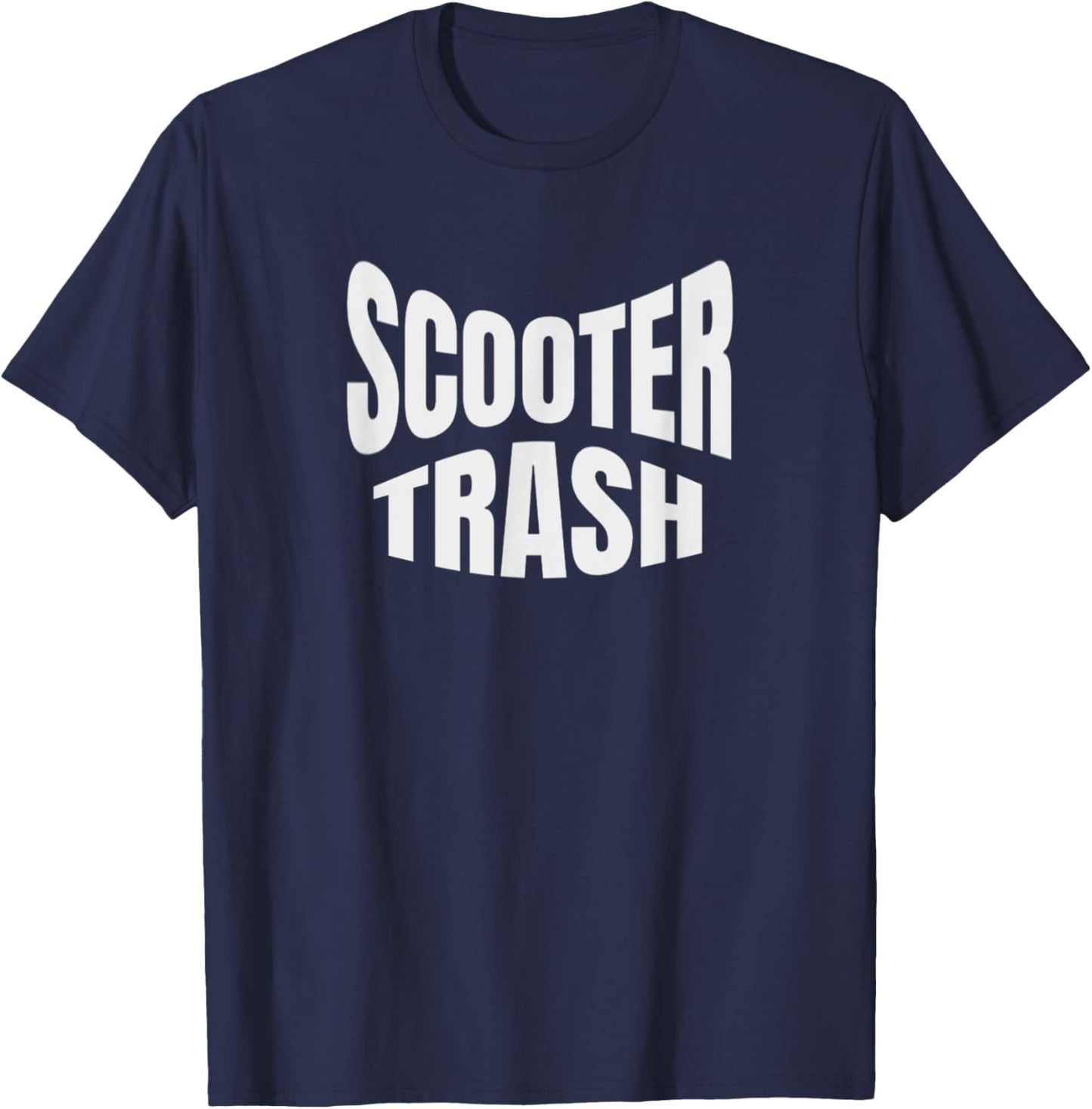 Scooter Trash Funny Motorcycle Riders T-Shirt - T-Shirt | Navy