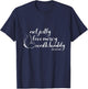 Act Justly Love Mercy Walk Humbly Bible Verse Christian T-Shirt - T-Shirt | Navy
