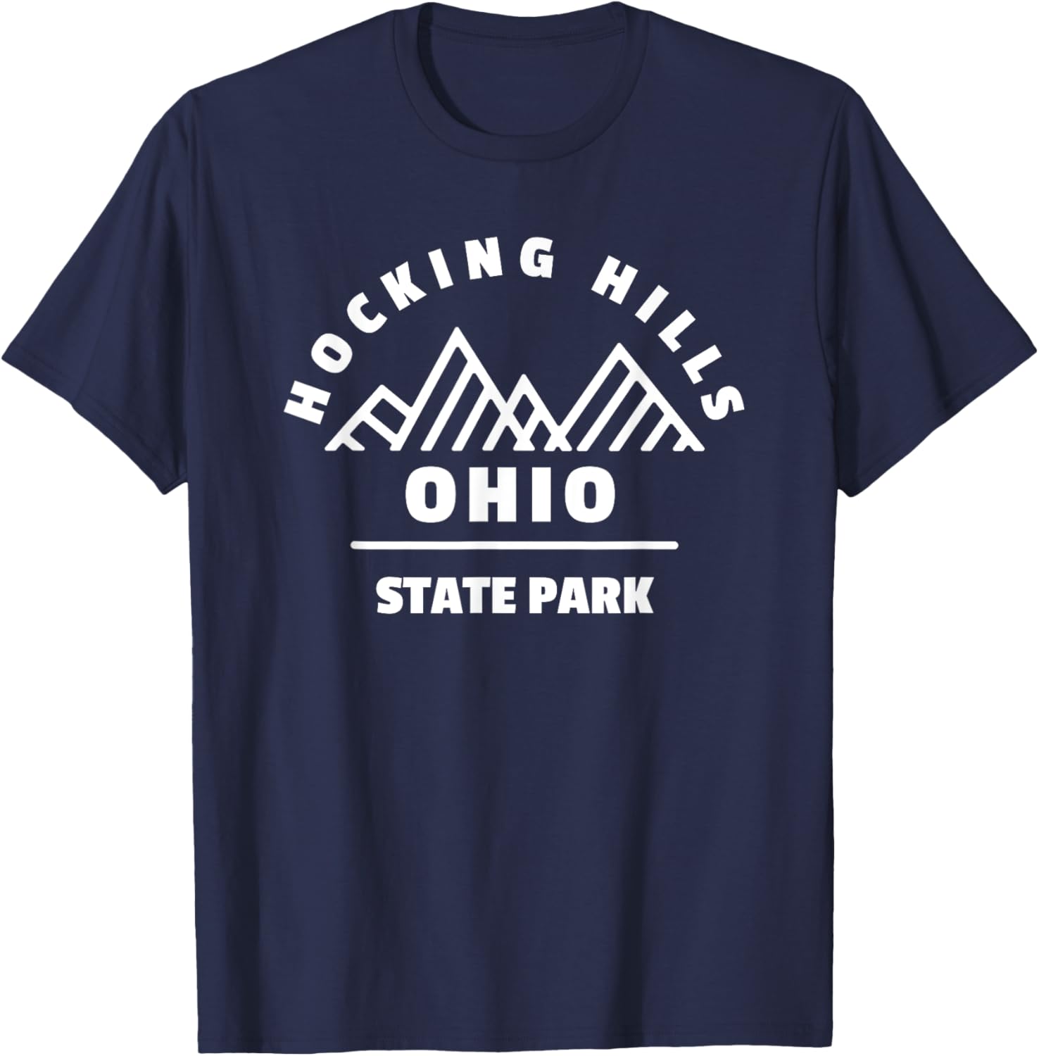 Hocking Hills Ohio Park T-Shirt - T-Shirt | Navy