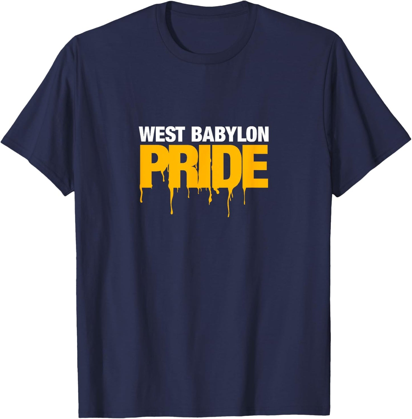 West Babylon High School PRIDE T-Shirt - T-Shirt | Navy