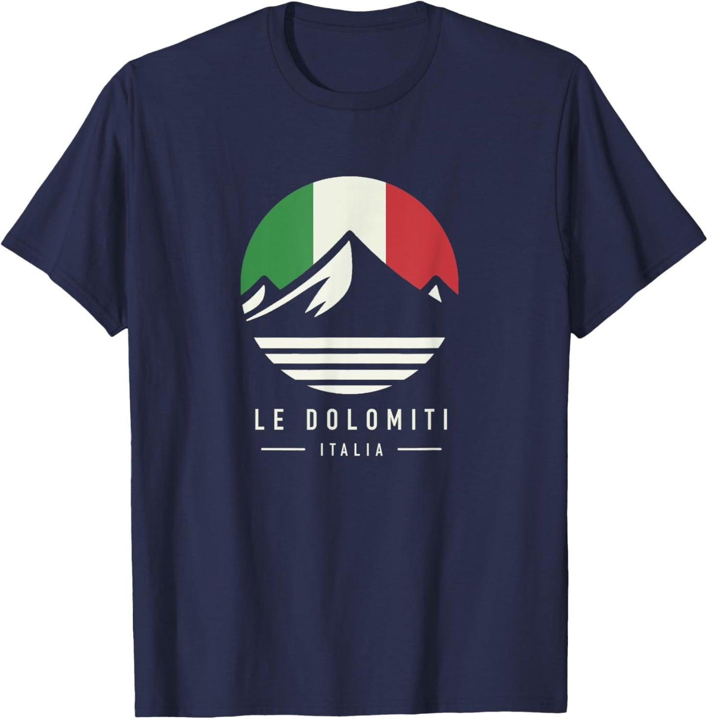 The Dolomiti Italia | The Dolomites Italian Mountains T-Shirt - T-Shirt | Navy