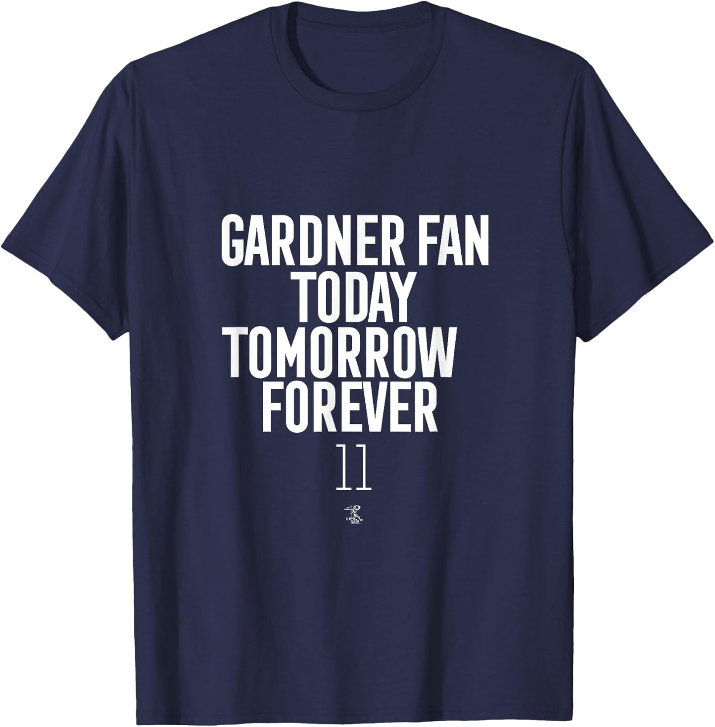 Brett Gardner Today Tomorrow Forever Gameday T-Shirt - T-Shirt | Navy