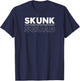 Funny Hunting Shirt, Funny Fishing Shirt, Funny Skunk Squad T-Shirt - T-Shirt | Navy