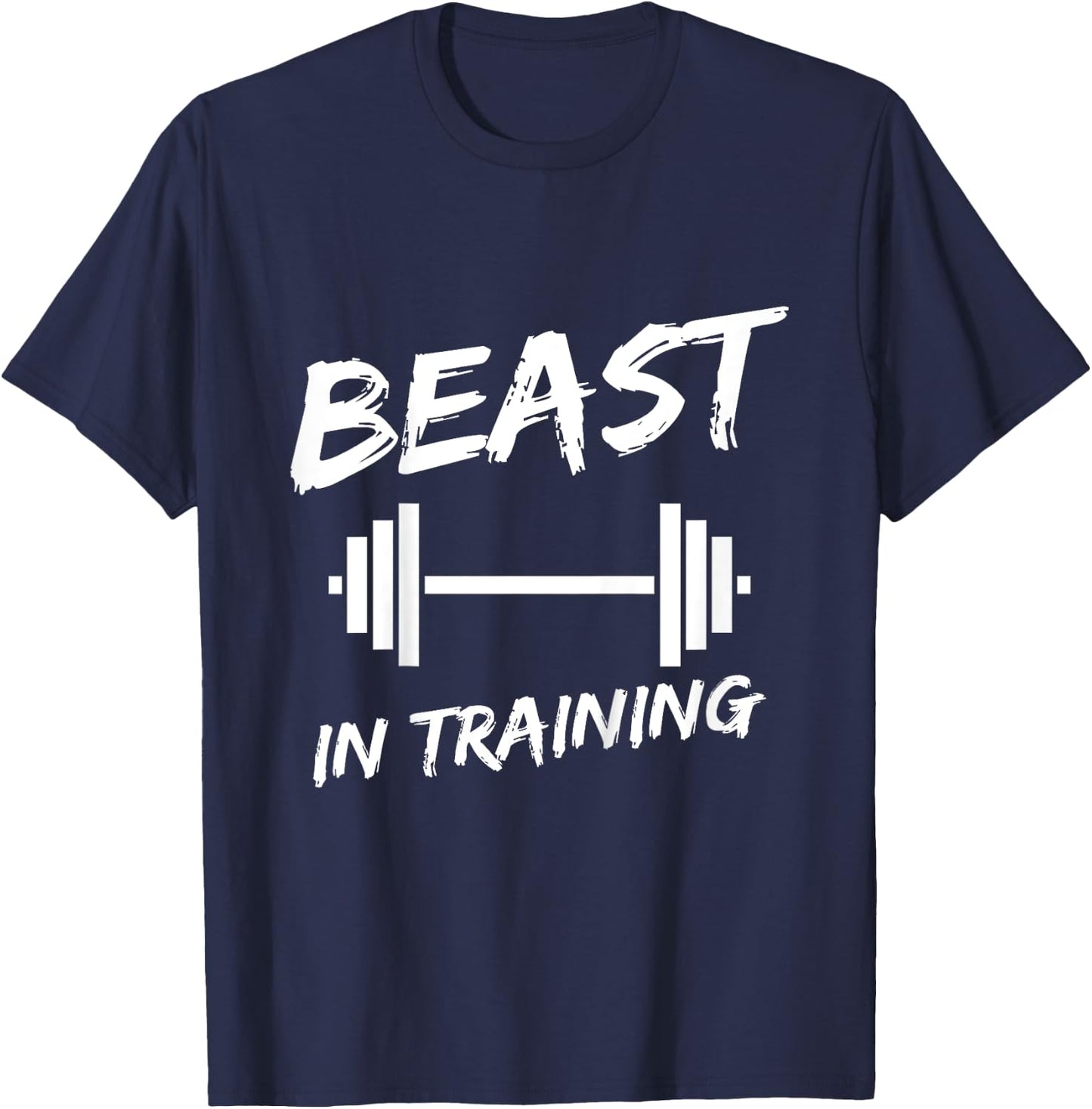 Kids Beast In Training Father And Son Bodybuilding T-Shirt - T-Shirt | Navy
