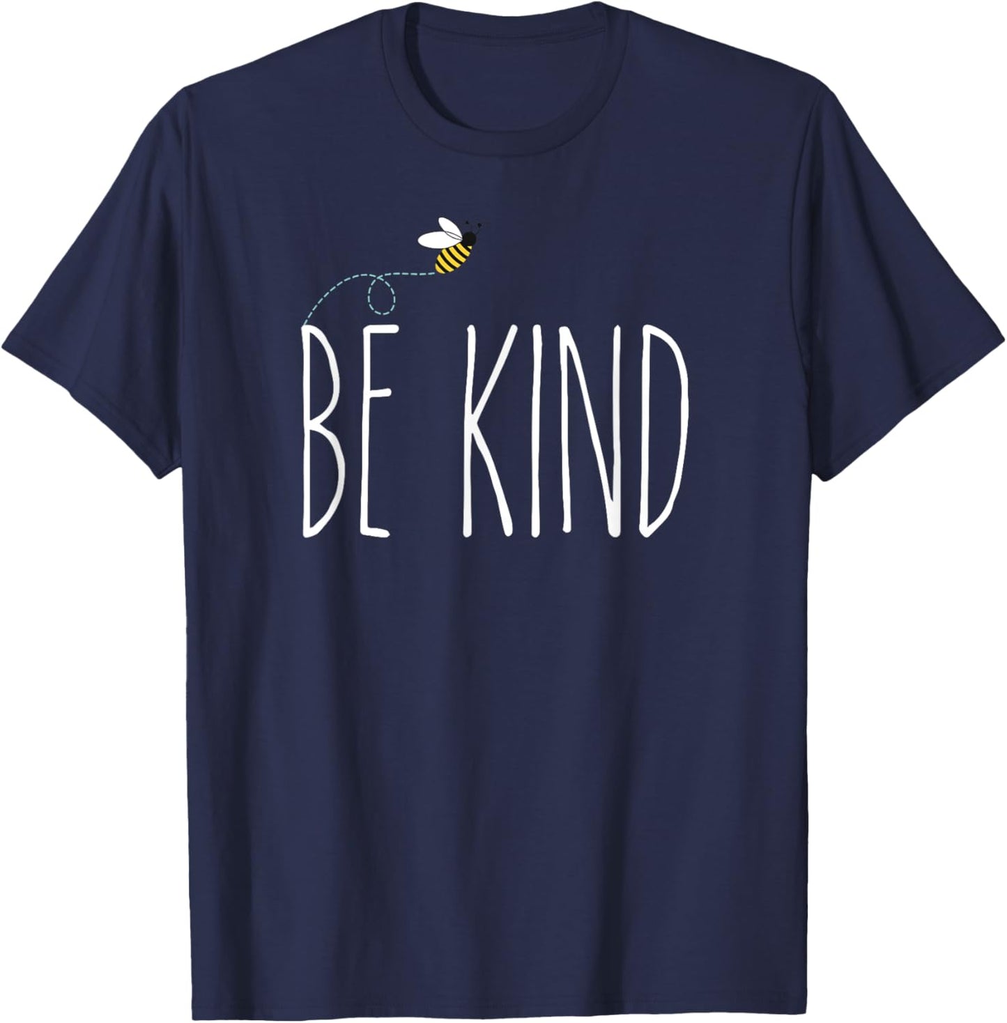 Rae inspired Dunn love bumble bee kindness matters be kind T-Shirt - T-Shirt | Navy