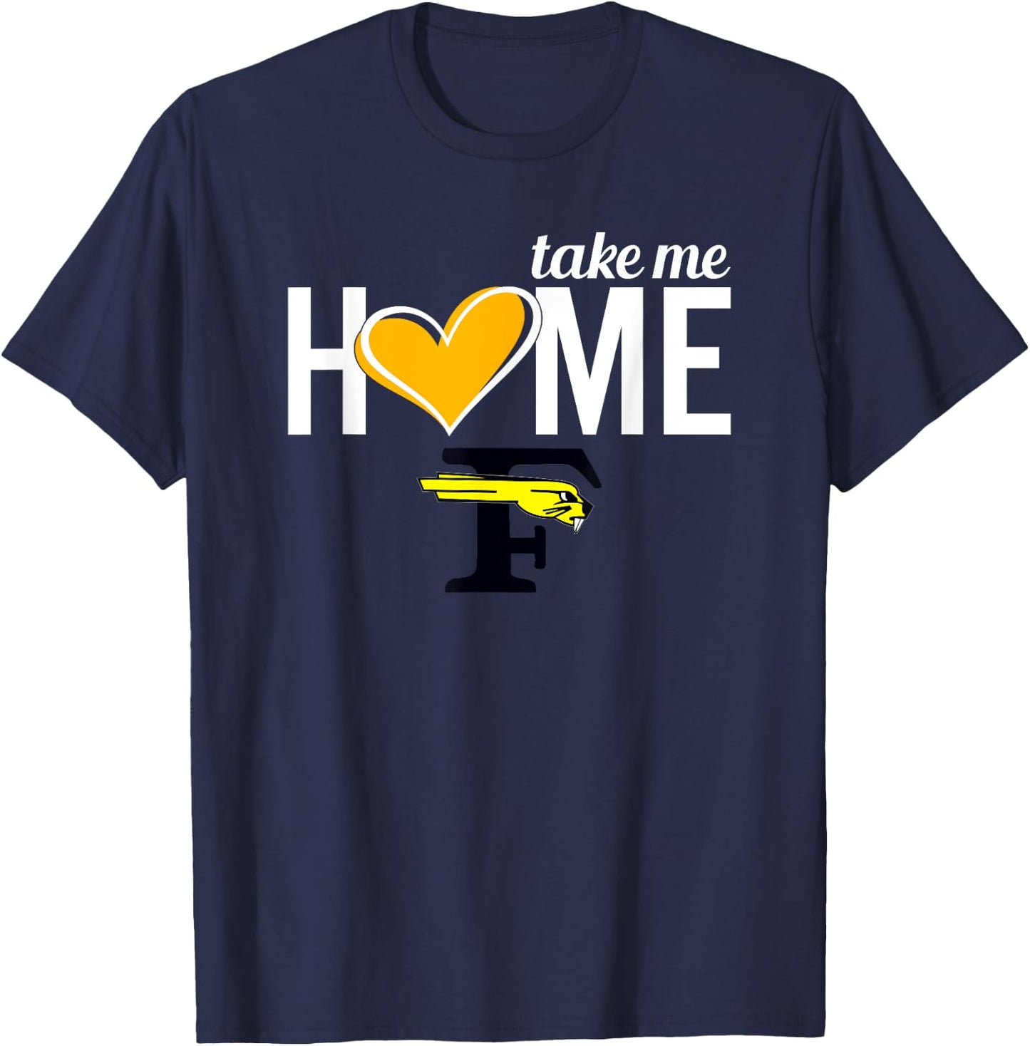 Forney Jackrabbits Logo Take Me Home HS T-Shirt - T-Shirt | Navy