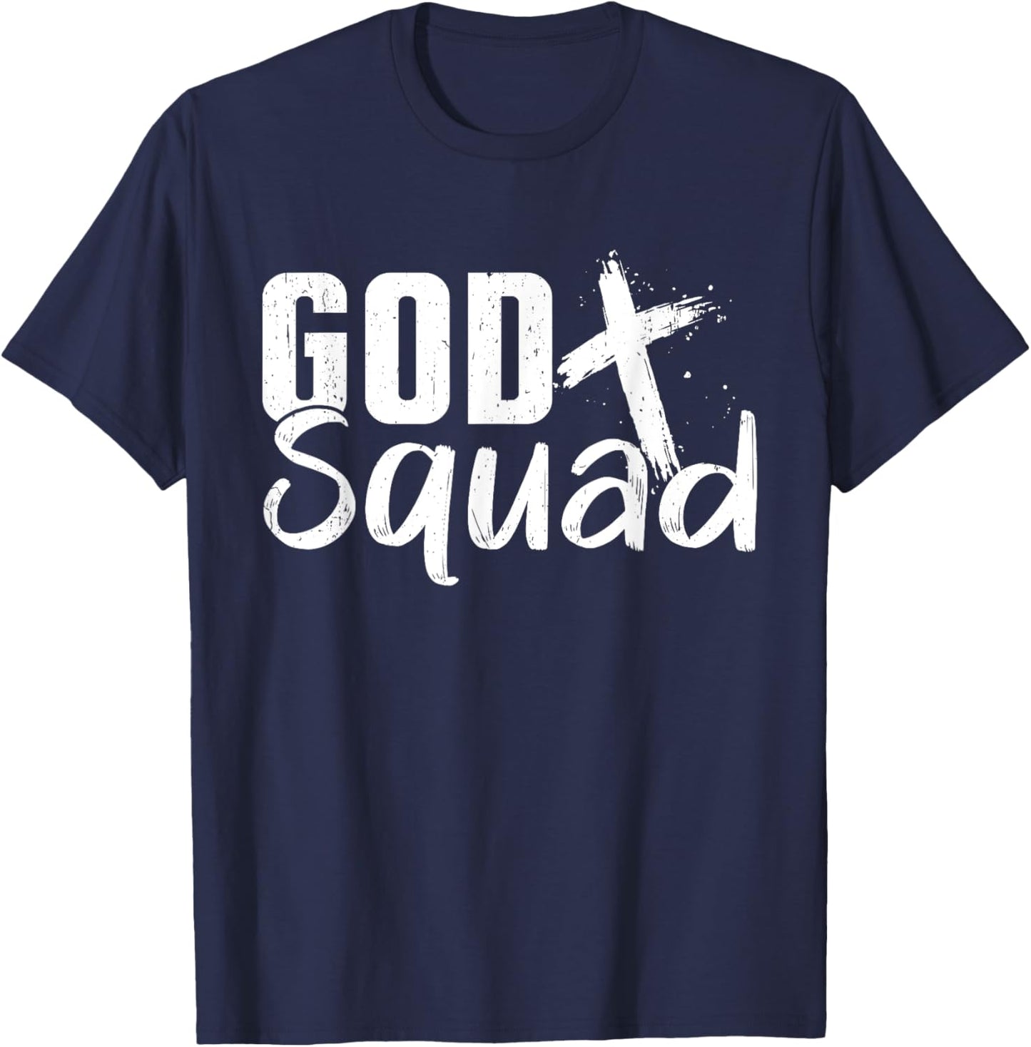 God Squad Prayer Apparel Faith Believer T-Shirt - T-Shirt | Navy
