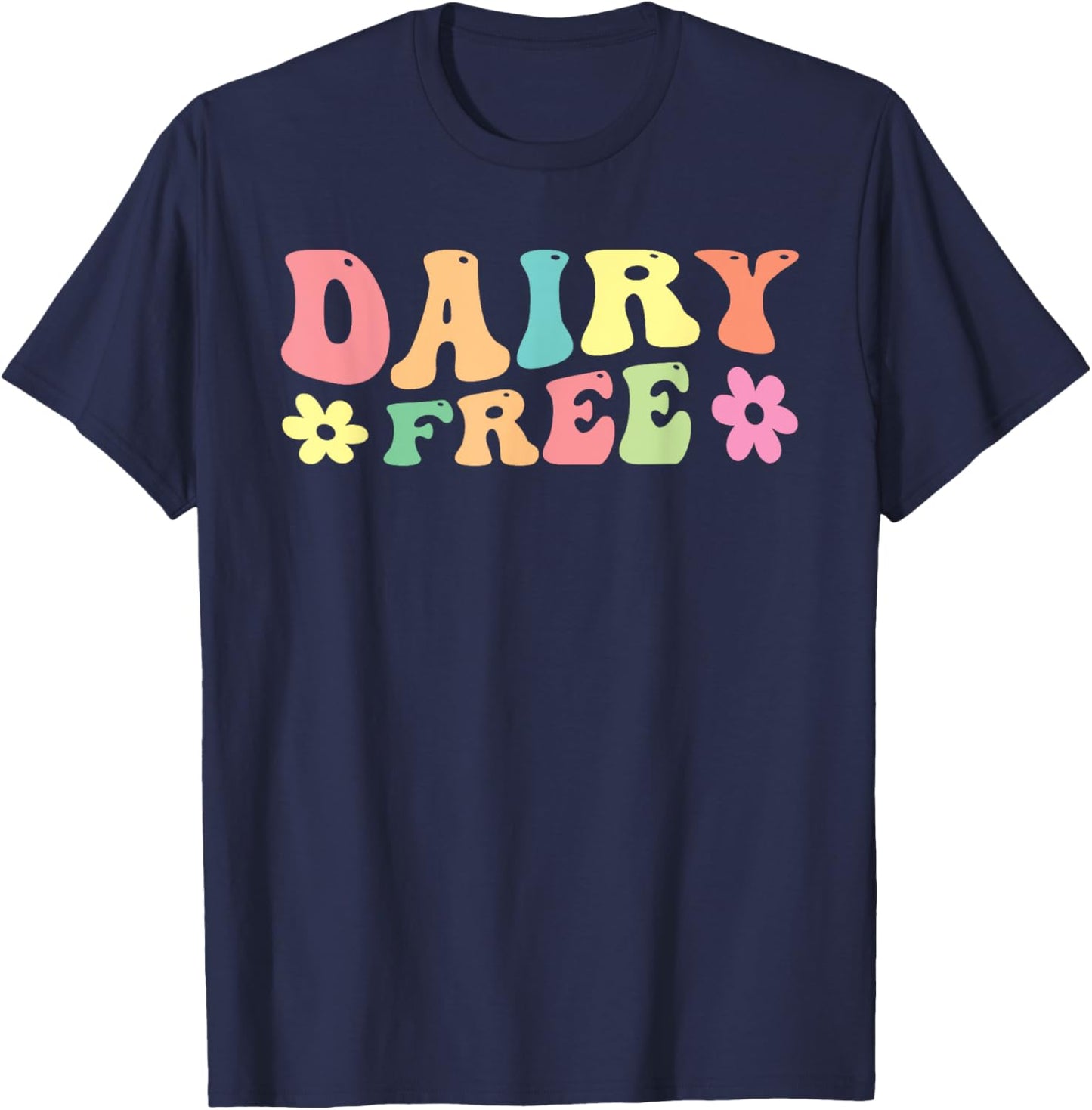 Dairy Free Lactose Intolerant T-Shirt - T-Shirt | Navy
