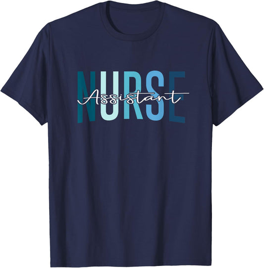 Certified Nursing Assistant Nurse Aide Nurse Assistant CNA T-Shirt - T-Shirt | Navy