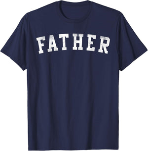 Father - Classic Bold Font Father's Day Father T-Shirt - T-Shirt | Navy