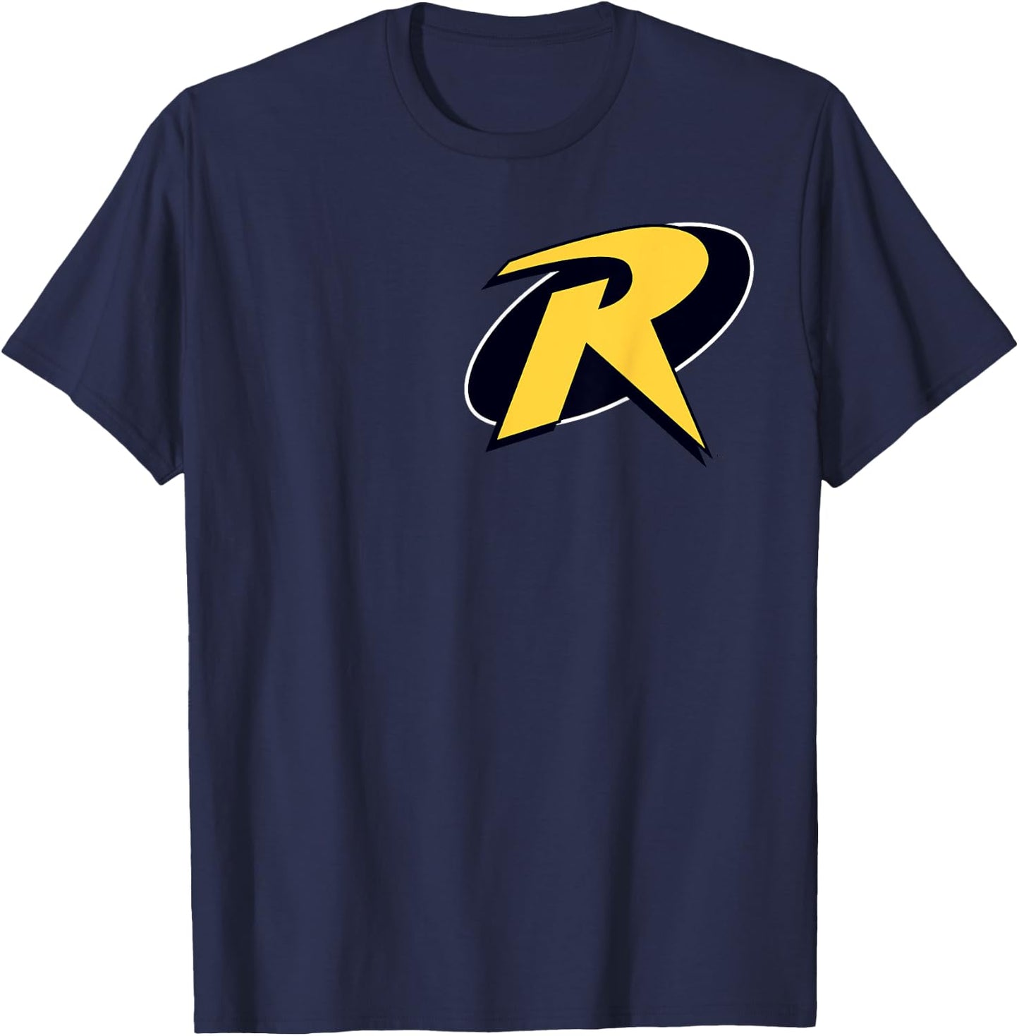 DC Robin Logo Breast T-Shirt - T-Shirt | Navy