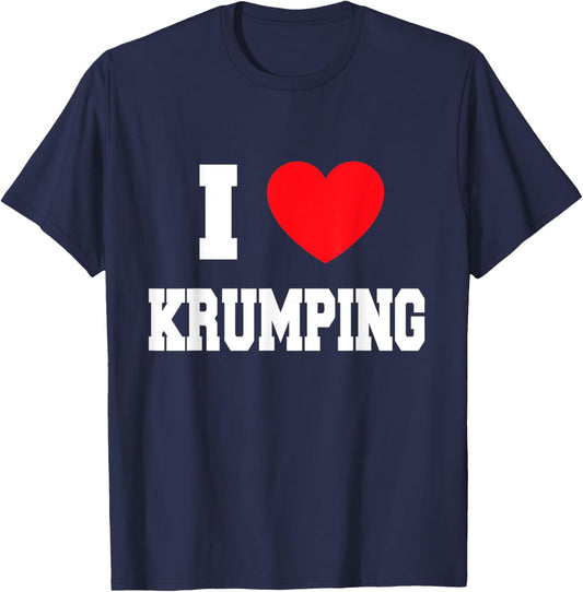 I Love krumping T-Shirt - T-Shirt | Navy