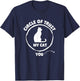 Circle Of Trust - Cat Lover Kitten Owner Kitty Men Women Kids T-Shirt - T-Shirt | Navy