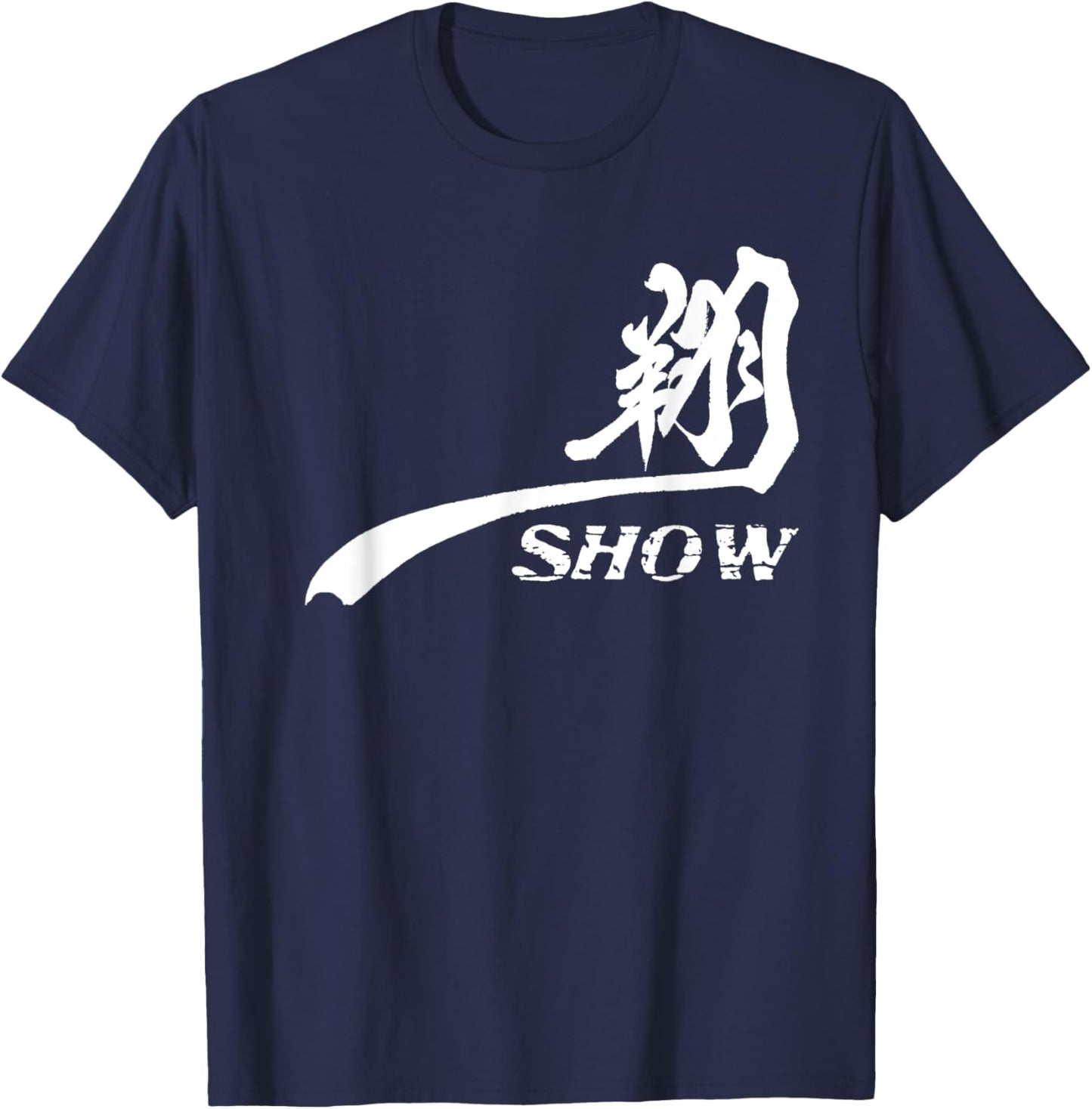Calligrapher Mika Okamoto 108 "show” T-Shirt - T-Shirt | Navy