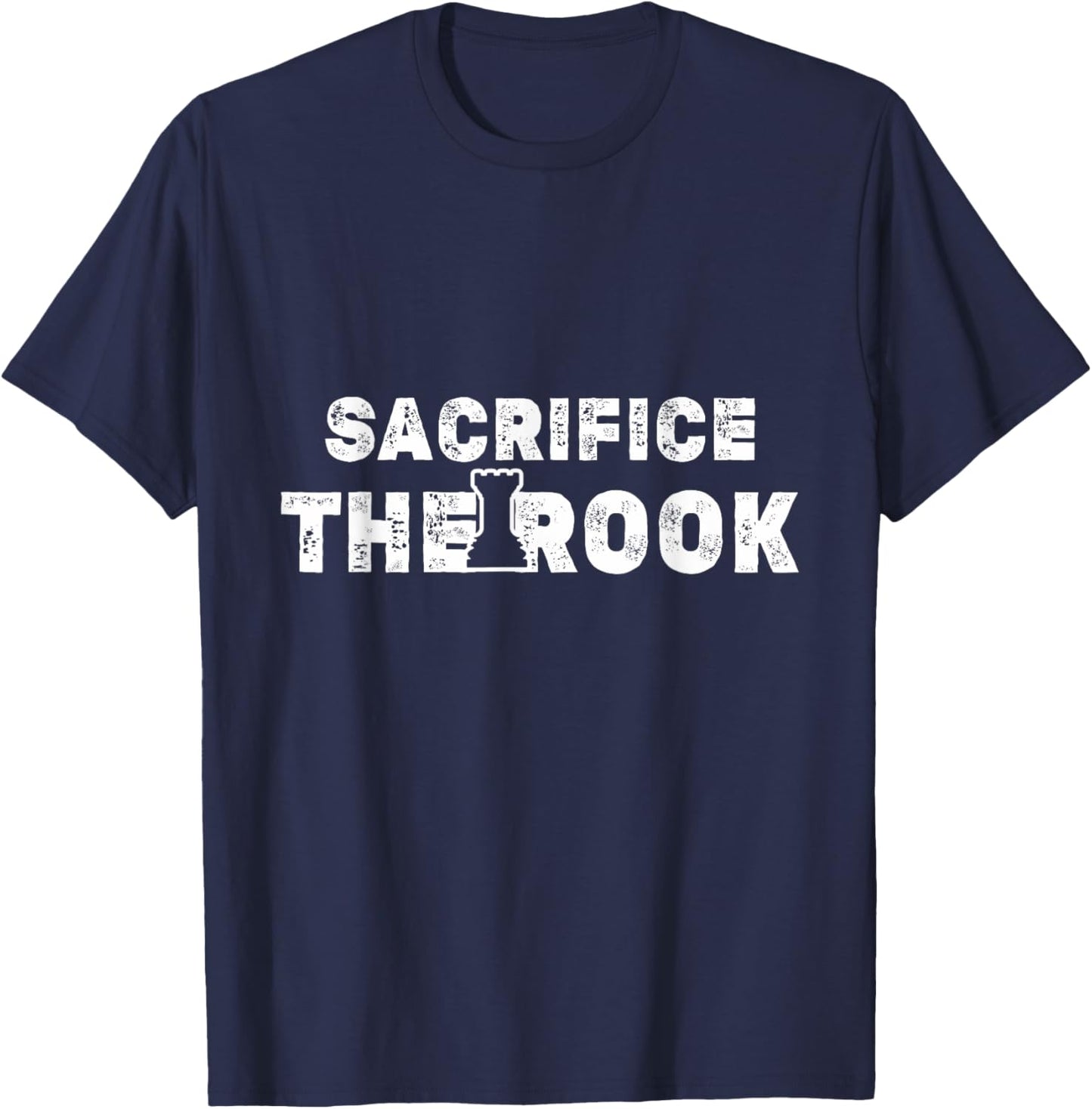 Funny Chess Pieces Motif | Sacrifice The ROOK Levy Meme ! T-Shirt - T-Shirt | Navy