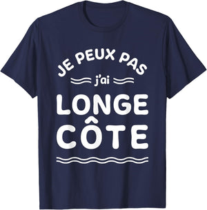 Humour Je peux pas j'ai Longe-Côte et Randonnée Aquatique , Blue, S T-Shirt - T-Shirt | Navy