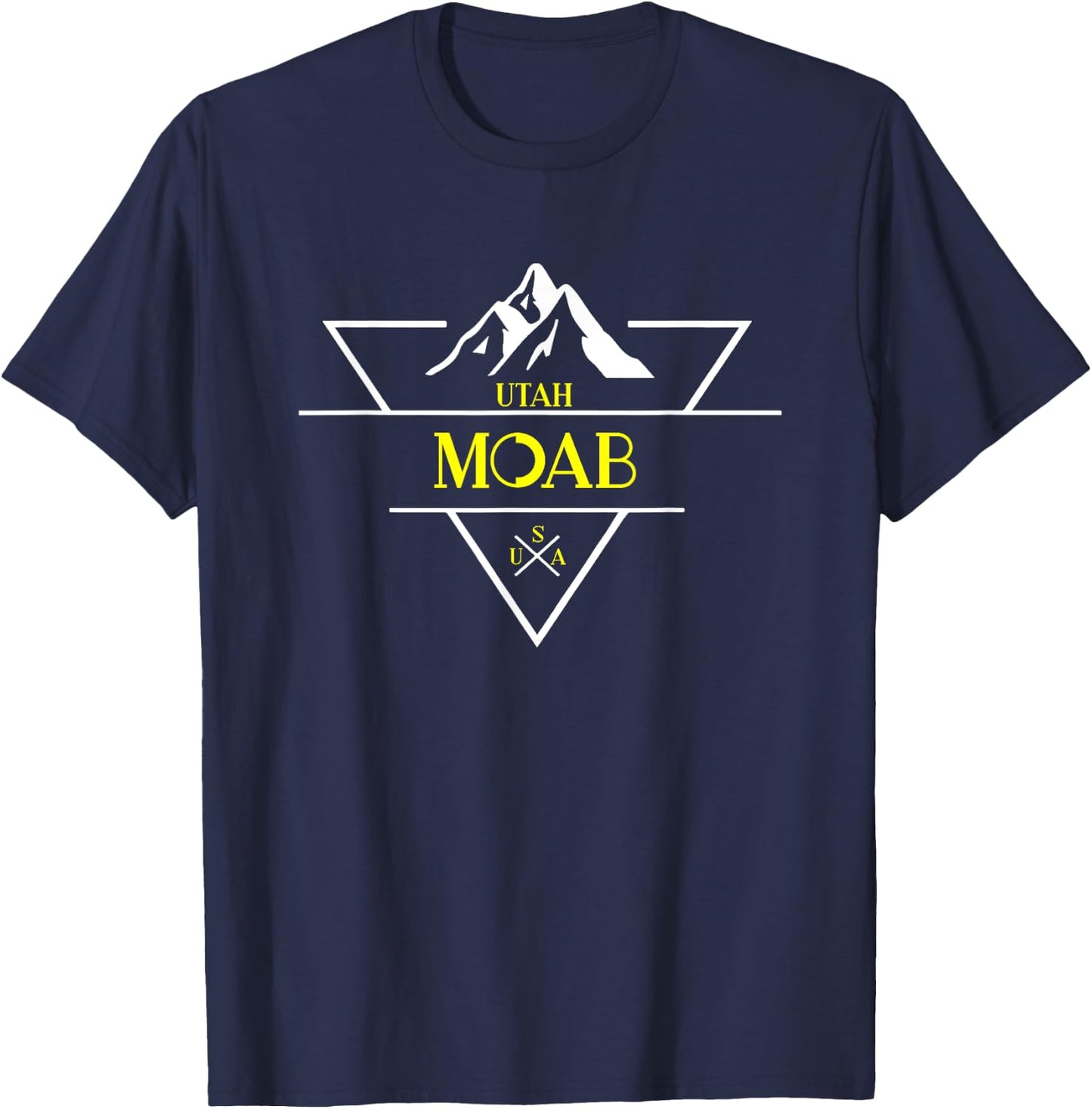 Moab Utah National Park - USA 1980s Retro Shirt T-Shirt - T-Shirt | Navy