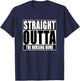 Funny, Straight Outta The nursing home T-Shirt - T-Shirt | Navy