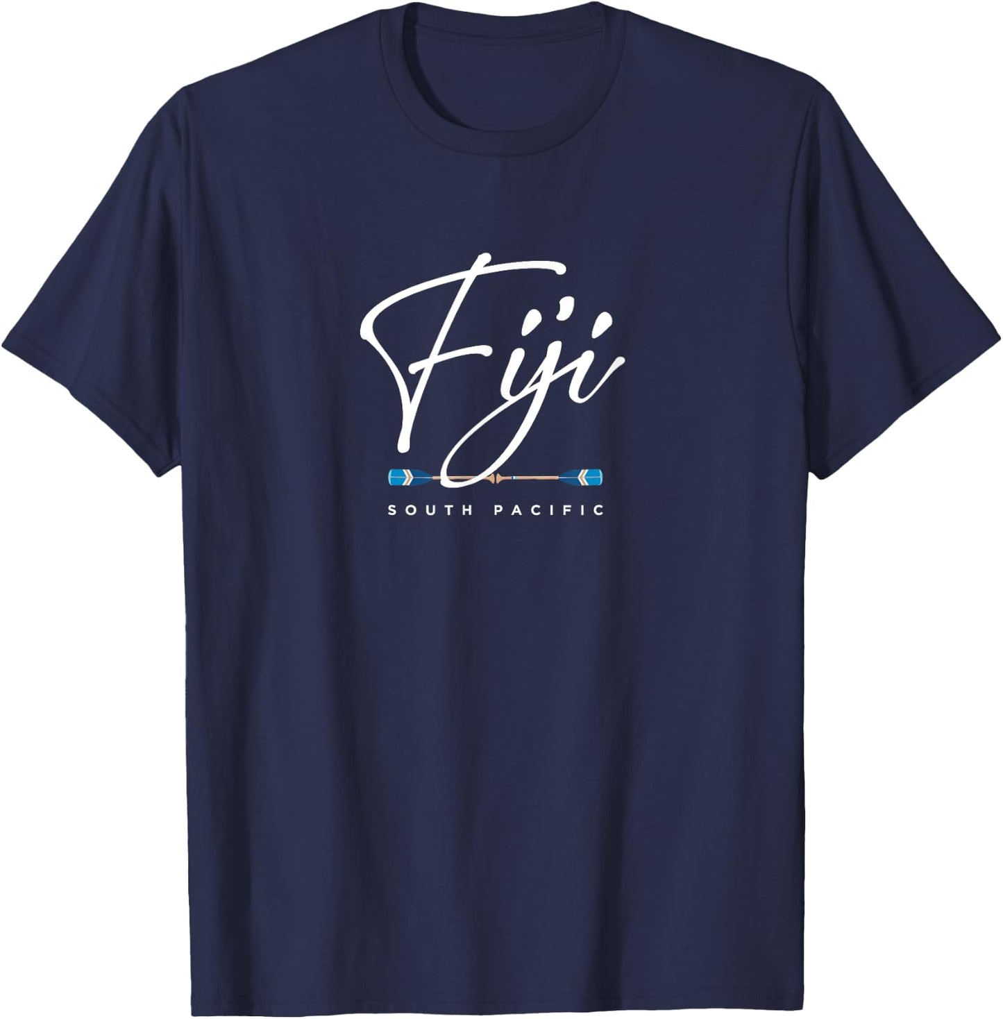 Fiji Beach Graphic Men Women Girls Kids T-Shirt - T-Shirt | Navy