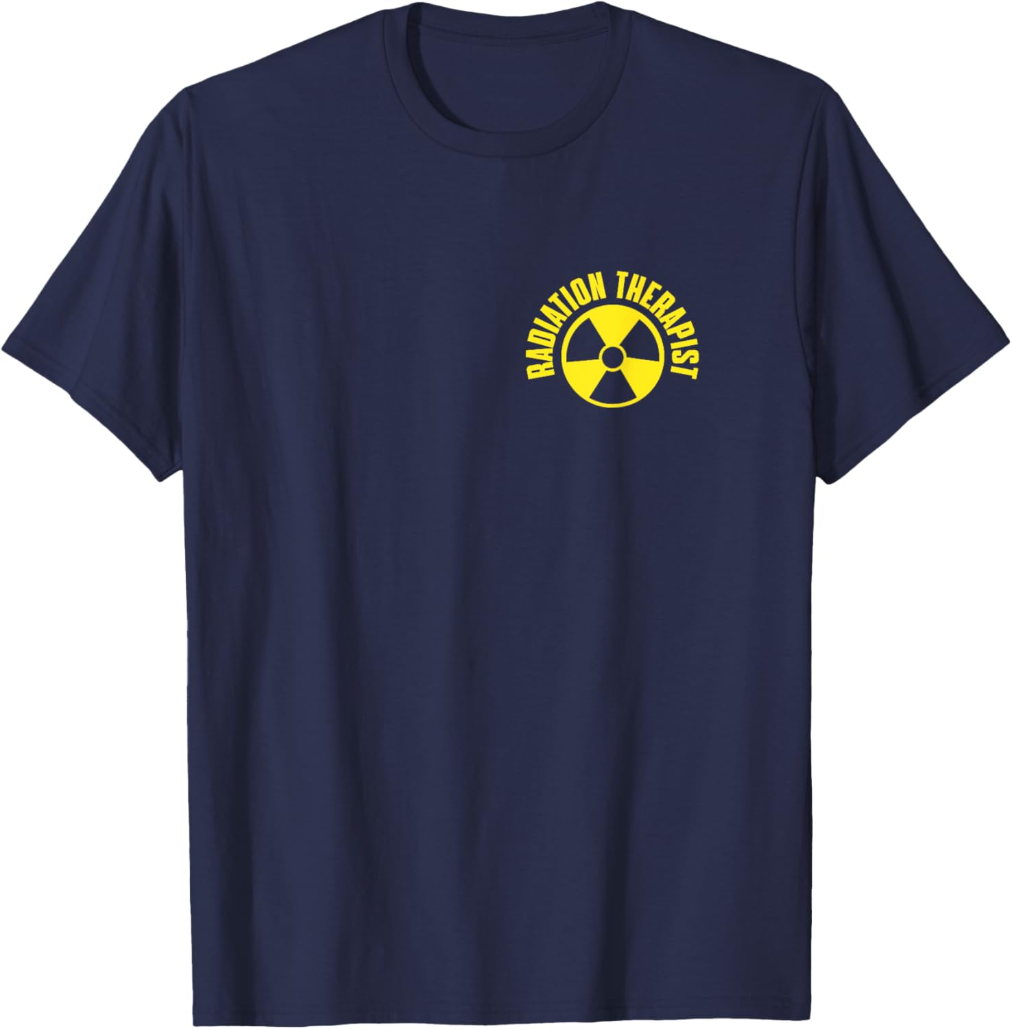 Radiation Therapist Pocket Apparel Radiation Therapy T-Shirt - T-Shirt | Navy