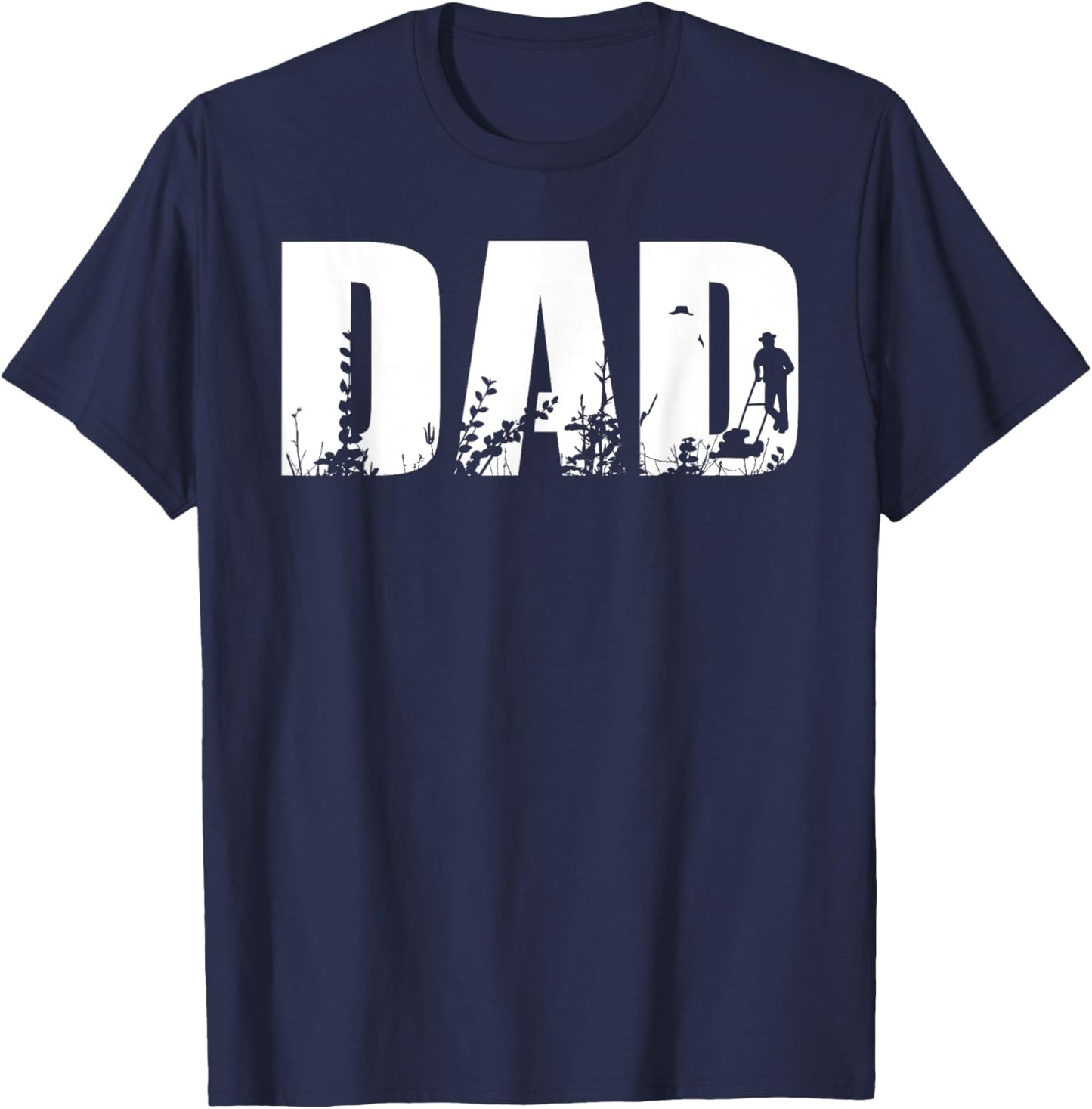 Dad Gardening Gardener Plant Daddy Fathers Day Papa T-Shirt - T-Shirt | Navy