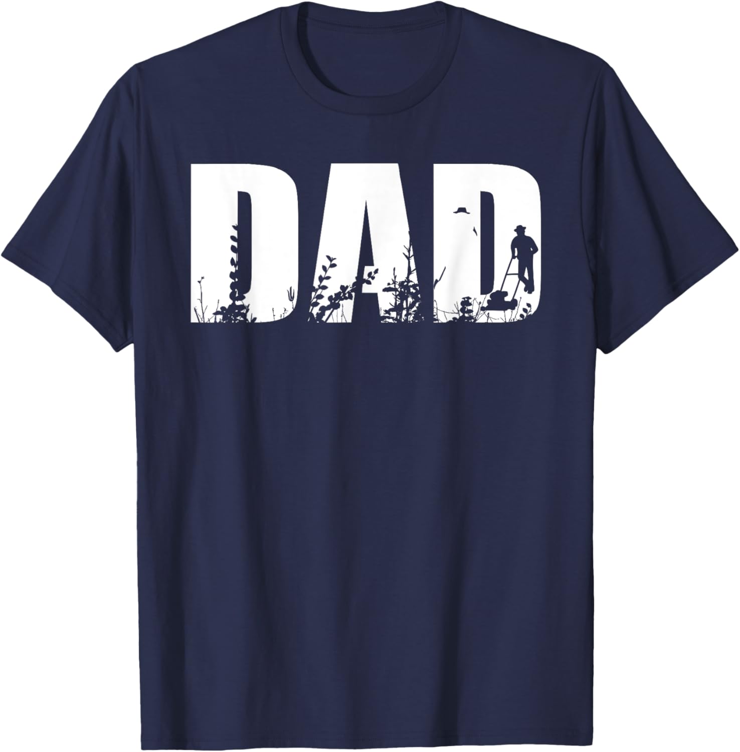 Dad Gardening Gardener Plant Daddy Fathers Day Papa T-Shirt - T-Shirt | Navy