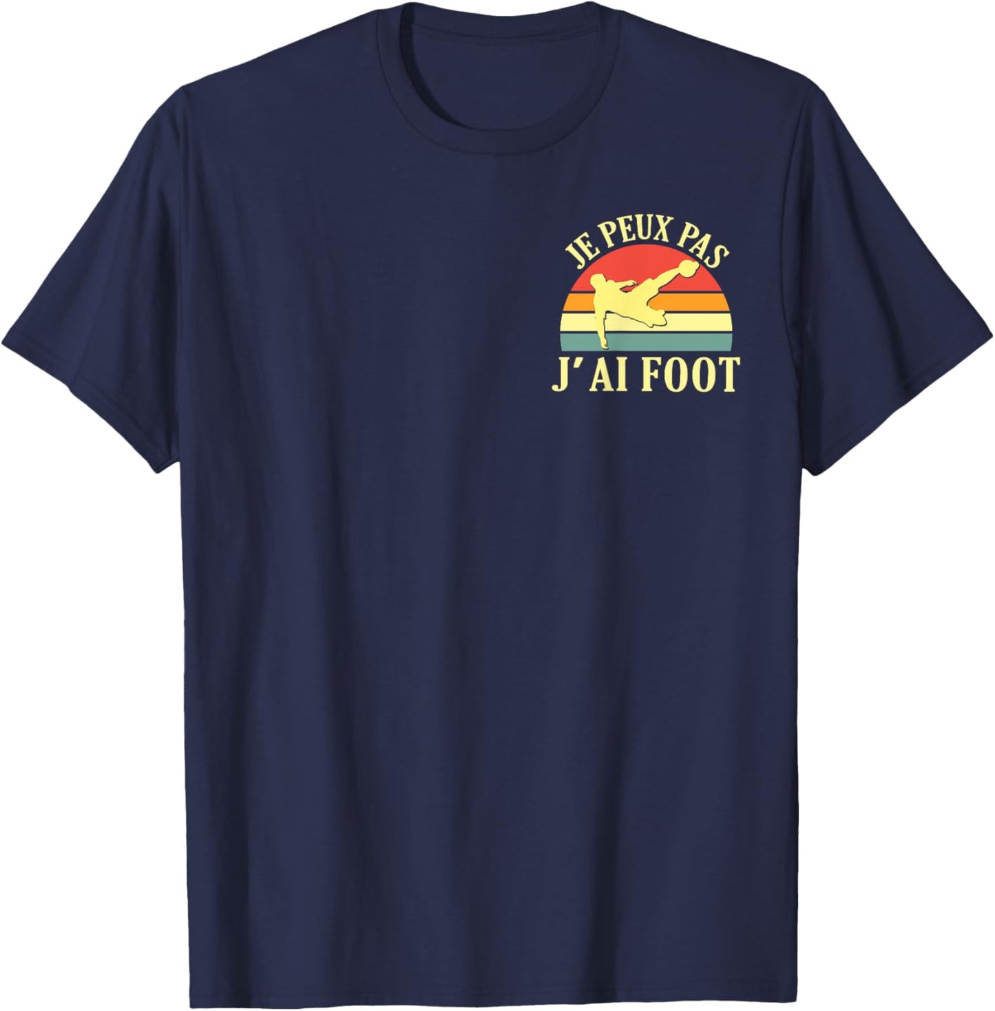 I Can't Have Football Football Player Fans Funny , Black, S T-Shirt - T-Shirt | Navy