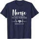 Nurse Called According To His Purpose Romans Nursing Saying T-Shirt - T-Shirt | Navy