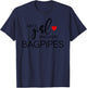 Just A Girl Who Loves Bagpipes - Music Bagpipes T-Shirt - T-Shirt | Navy