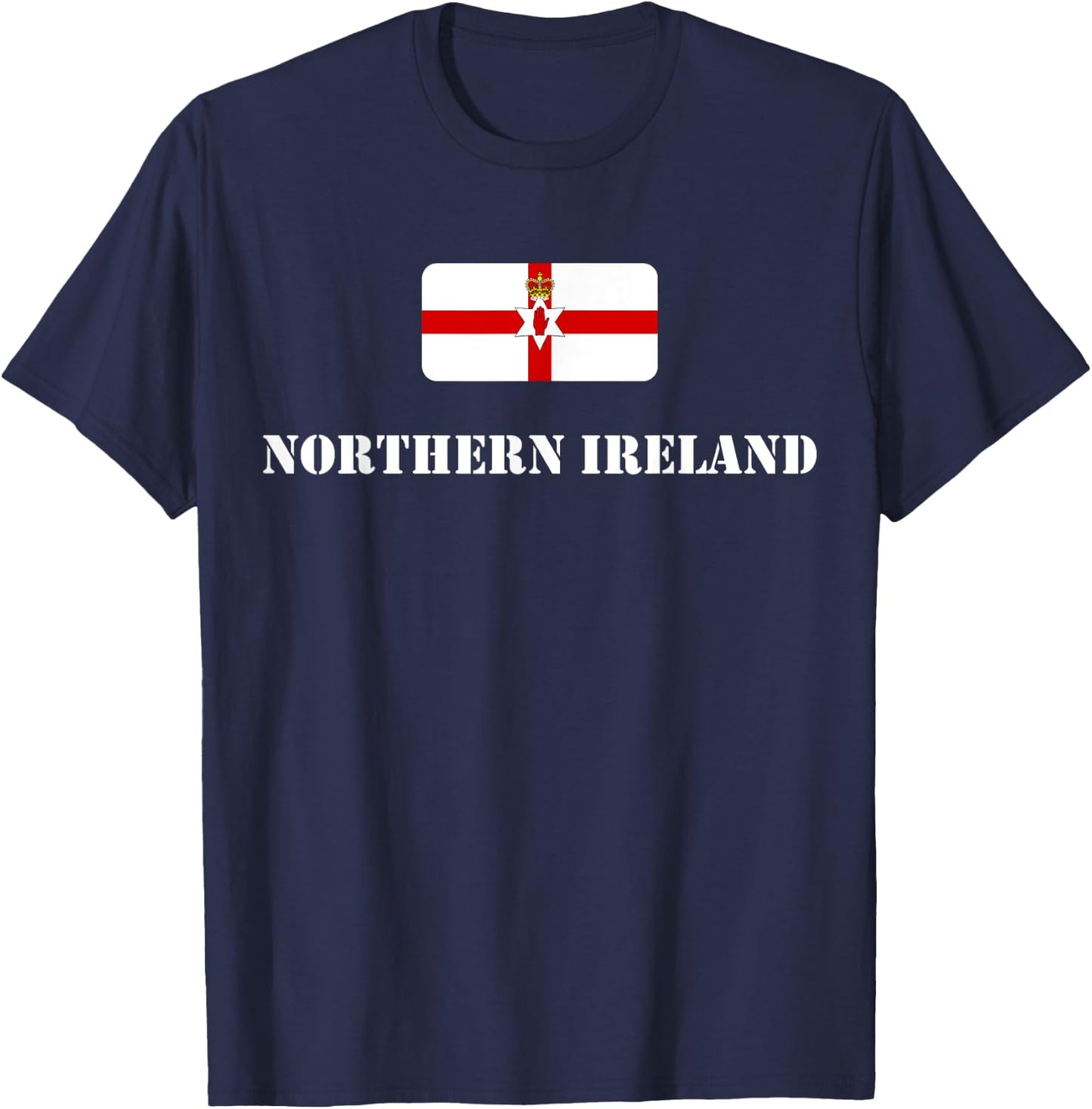 Northern Ireland Flag, Norlin Airlann, Northern Ireland T-Shirt - T-Shirt | Navy