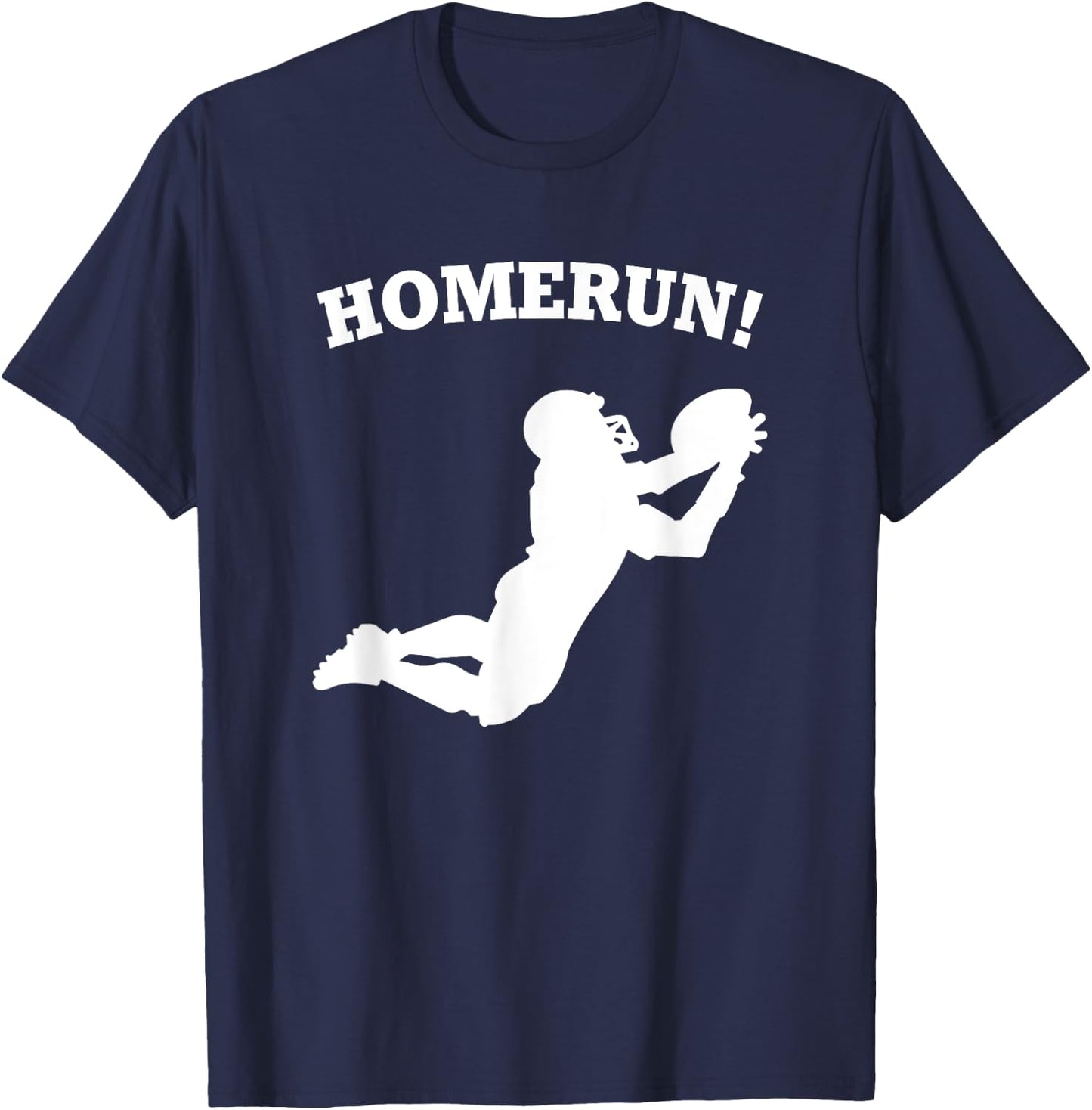 HomeRun - Football Sport Funny T-Shirt - T-Shirt | Navy
