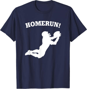 HomeRun - Football Sport Funny T-Shirt - T-Shirt | Navy