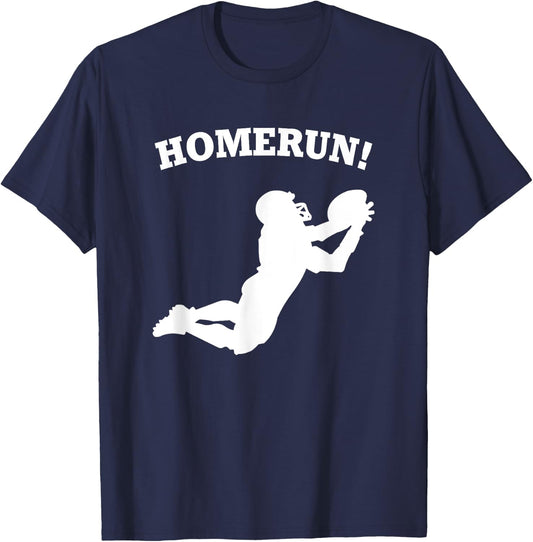 HomeRun - Football Sport Funny T-Shirt - T-Shirt | Navy