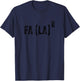 FA (LA)8 Funny Math Christmas Outfit Fa La La La X-Mas T-Shirt - T-Shirt | Navy