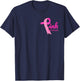 Breast Cancer Awareness Pink Ribbon Support Squad Cancer T-Shirt - T-Shirt | Navy