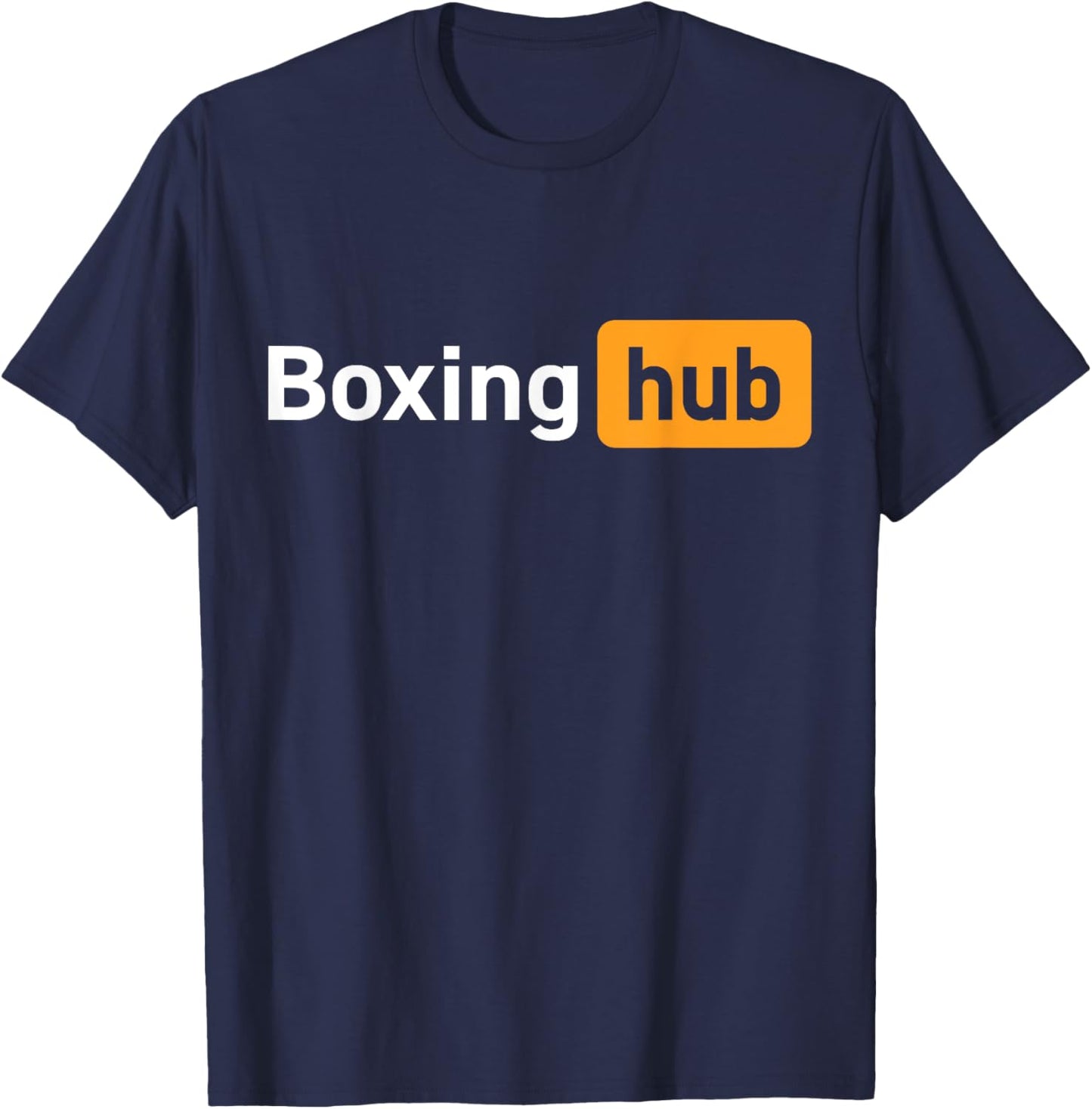 Boxing Hub Funny Cute Adult Novelty Gym Boxing T-Shirt - T-Shirt | Navy