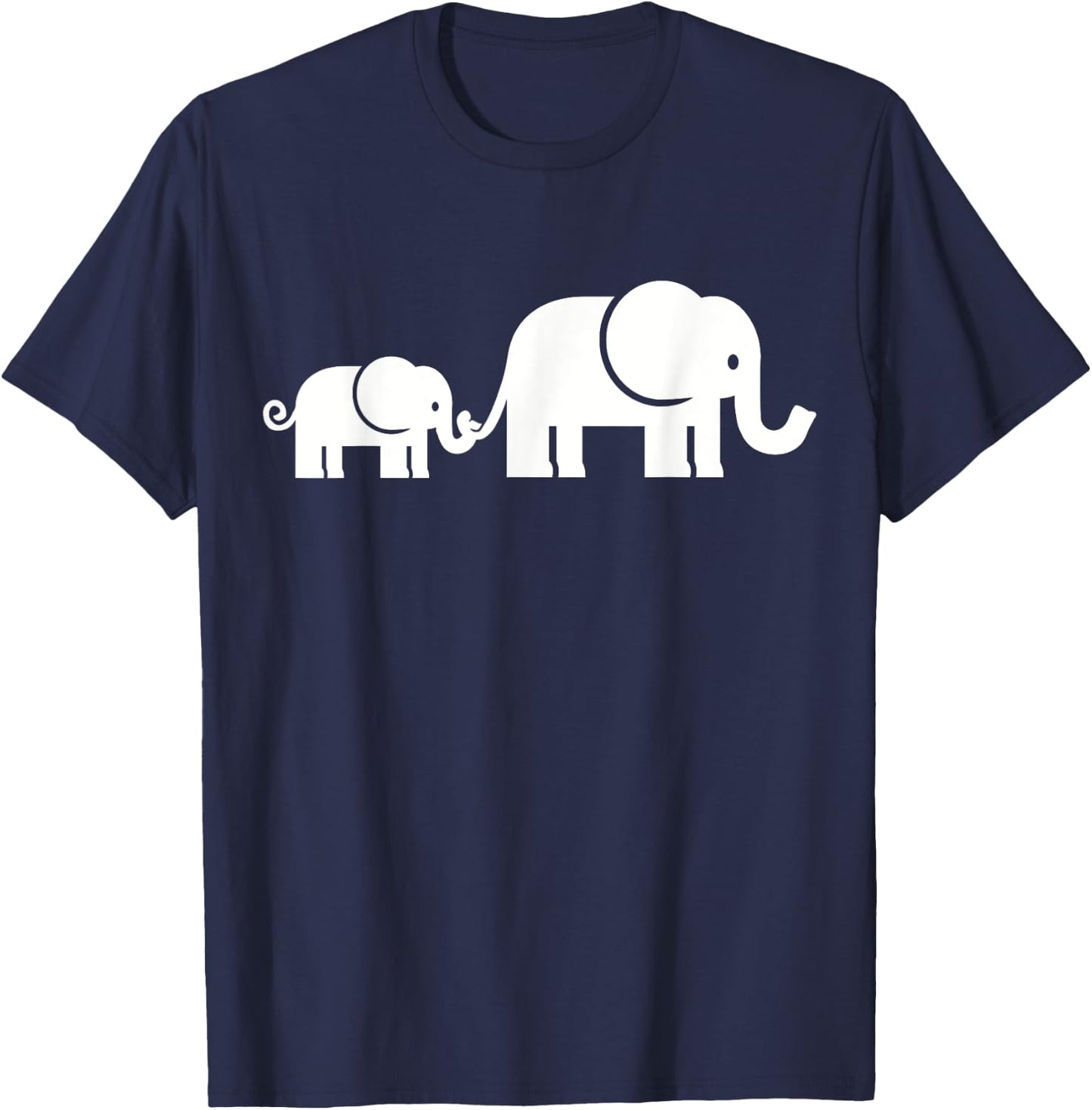Elephant family T-Shirt - T-Shirt | Navy