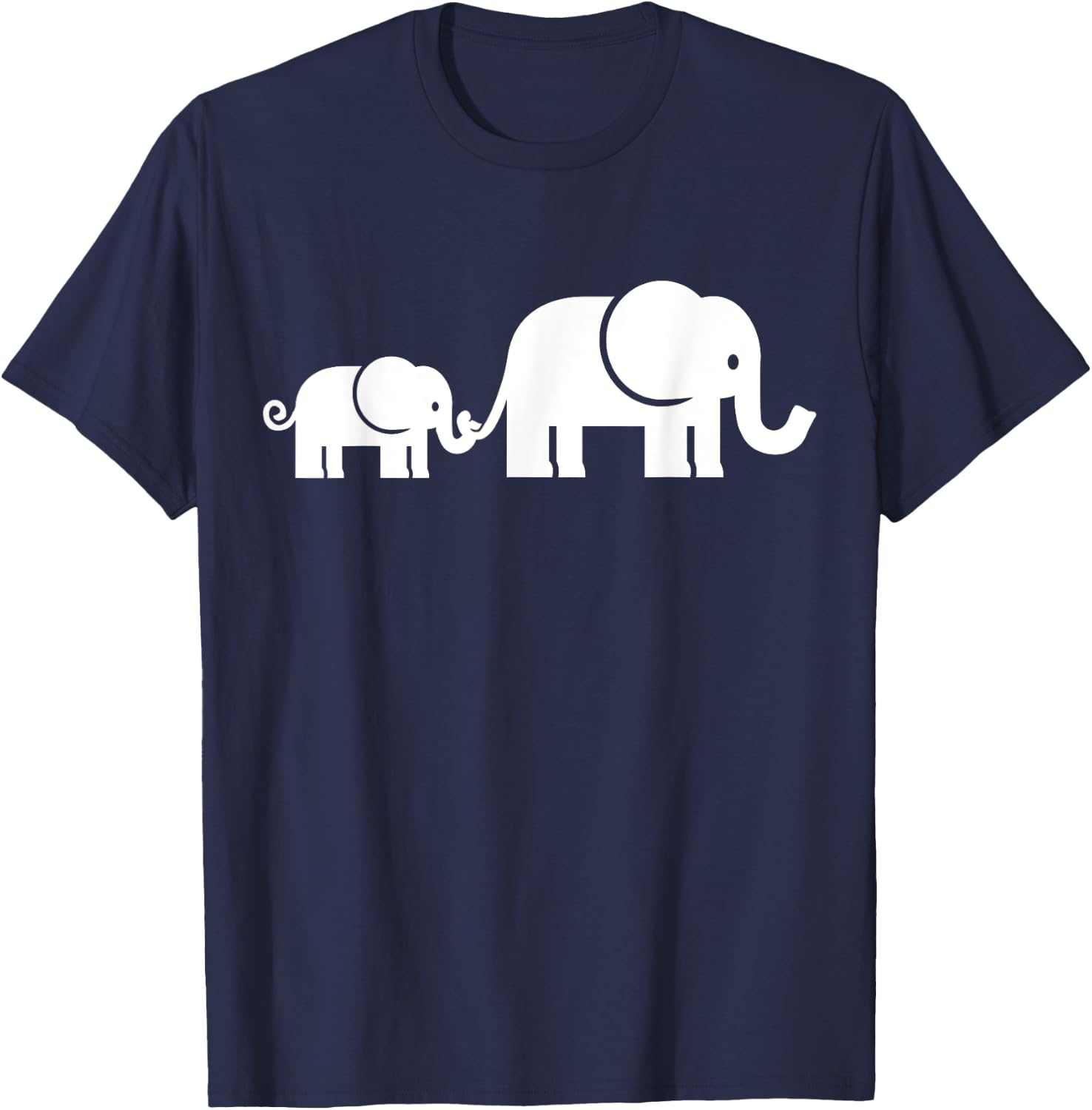 Elephant family T-Shirt - T-Shirt | Navy